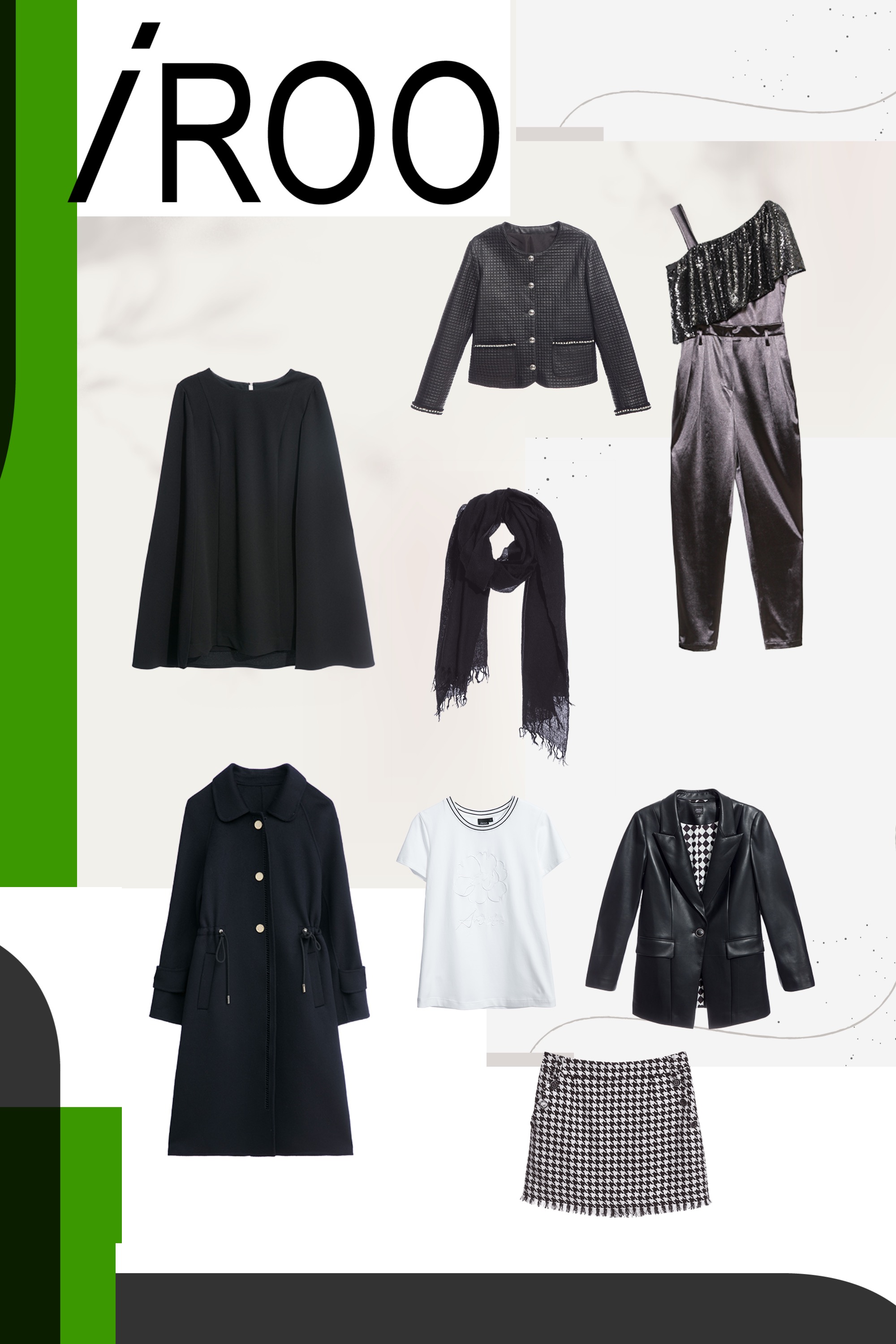 連身褲,秋冬穿搭,黑色長褲,褲子,黑色褲子,禮服,女裝上衣,T-Shirts,純棉,刺繡,白色上衣,輕奢渡假,刺繡上衣,刺繡單品特輯,西裝外套,一般外套,派對特輯,時髦成套搭配,皮革類,格紋,全部外套,黑色外套,洋裝,全部洋裝,黑色洋裝,皮衣,珍珠,長大衣,蕾絲,藍調風尚,運動時裝,羊毛,圍巾,新年開運特輯