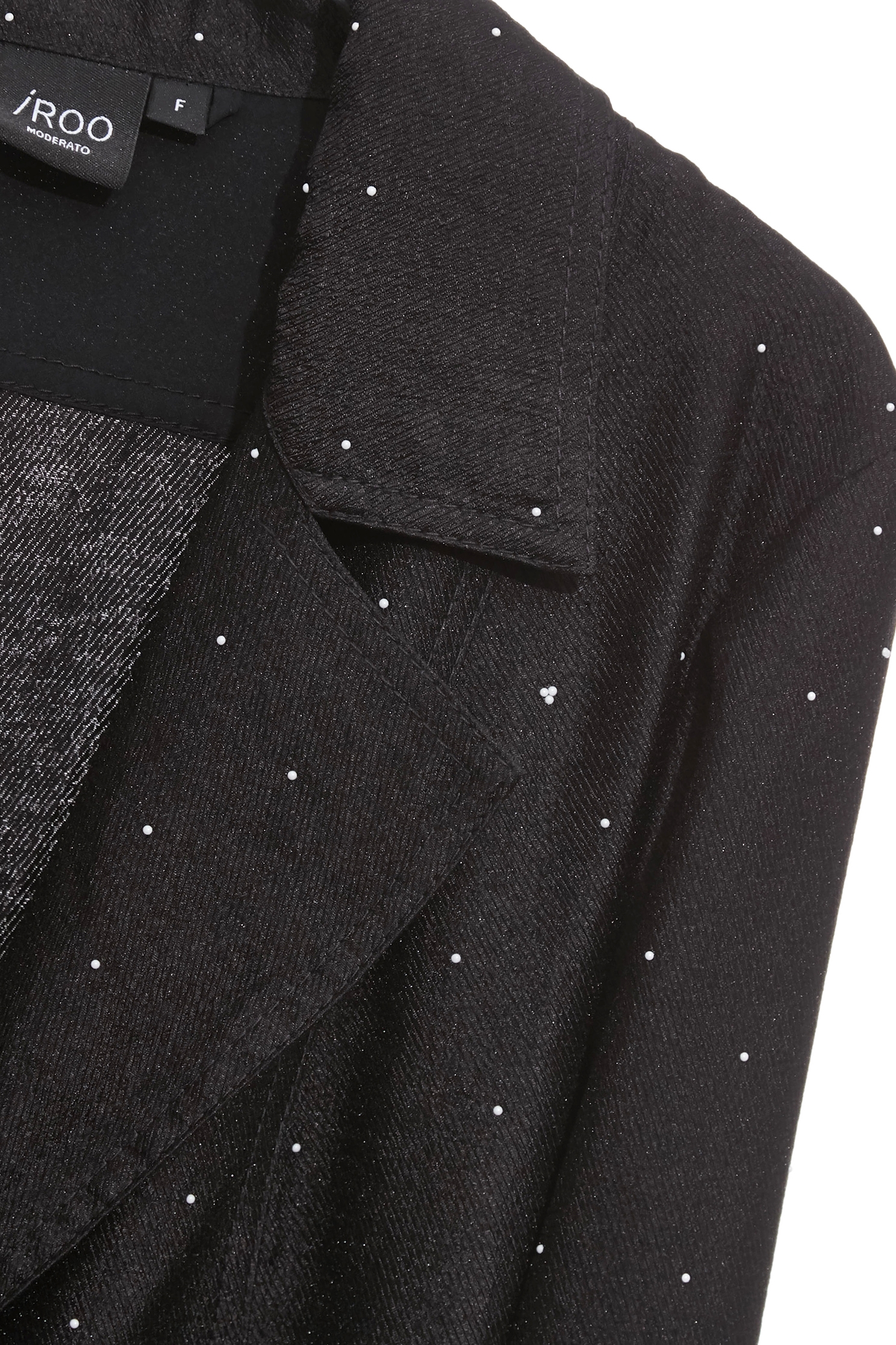 珍珠燙飾長版風衣外套珍珠燙飾長版風衣外套,一般外套,外套,春夏穿搭,珍珠