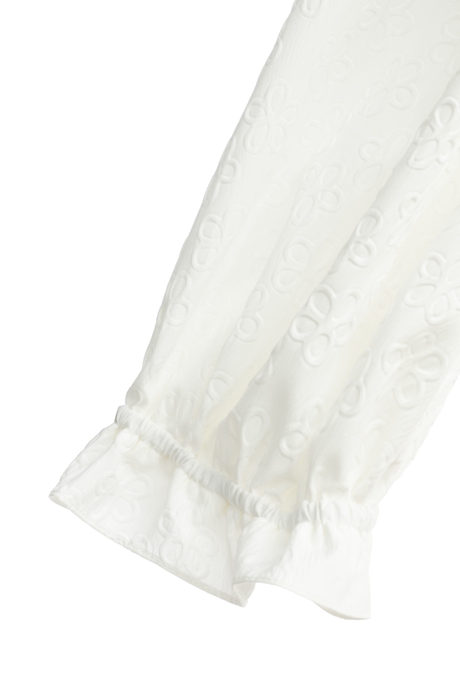 綴珍珠荷葉領防曬外套綴珍珠荷葉領防曬外套,一般外套,外套,春夏穿搭,珍珠,白色外套,荷葉,防曬最多選擇