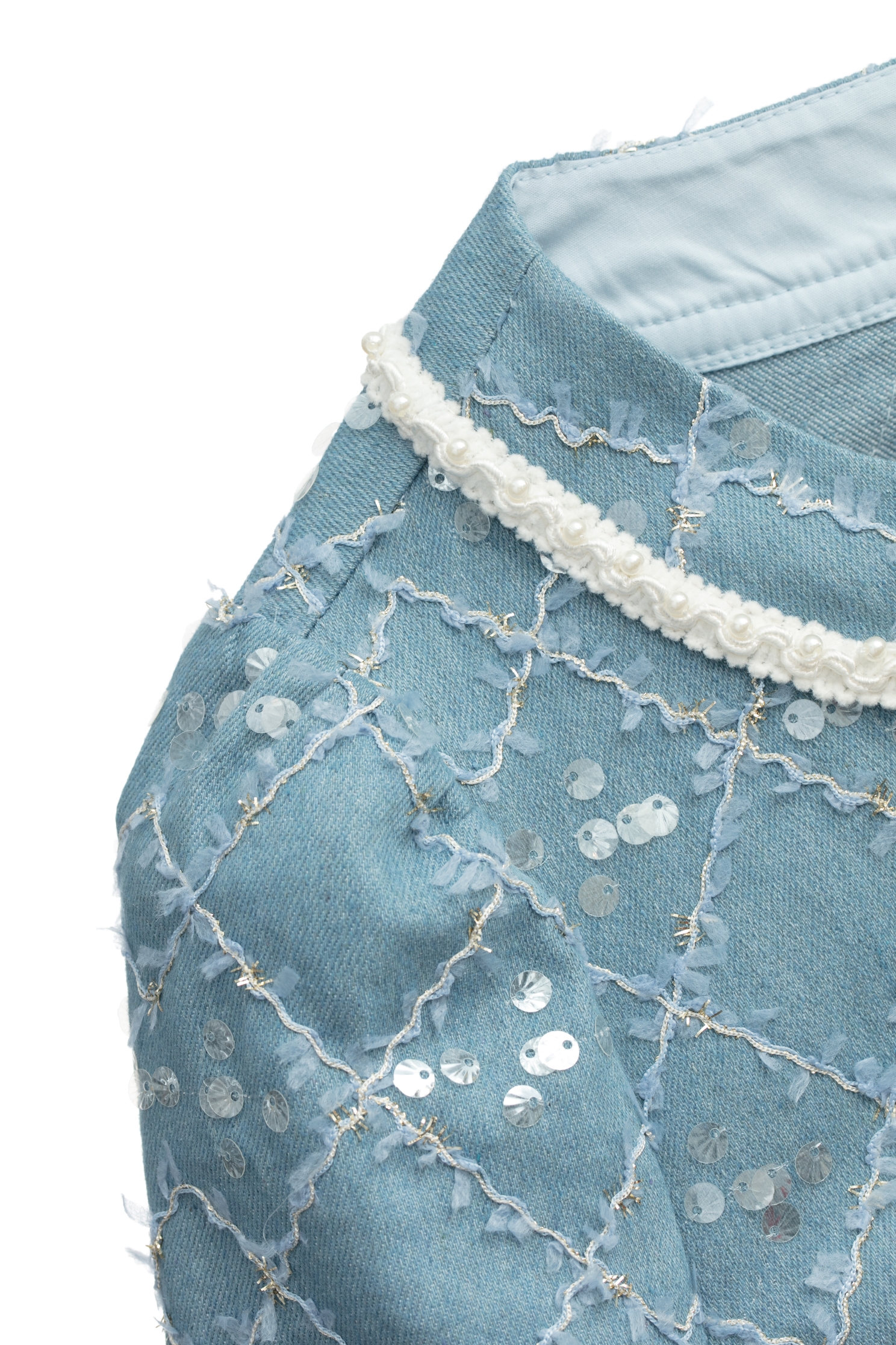 小香風格紋亮片牛仔外套小香風格紋亮片牛仔外套,一般外套,刺繡,外套,小香風,小香風外套,春夏穿搭,時髦成套搭配,格紋,毛呢花呢,牛仔,牛仔外套