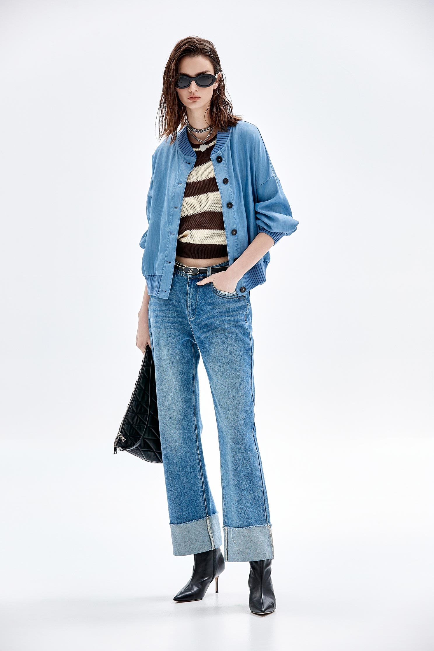 絲光牛仔短外套絲光牛仔短外套,一般外套,外套,春夏穿搭,牛仔,牛仔外套,防曬最多選擇