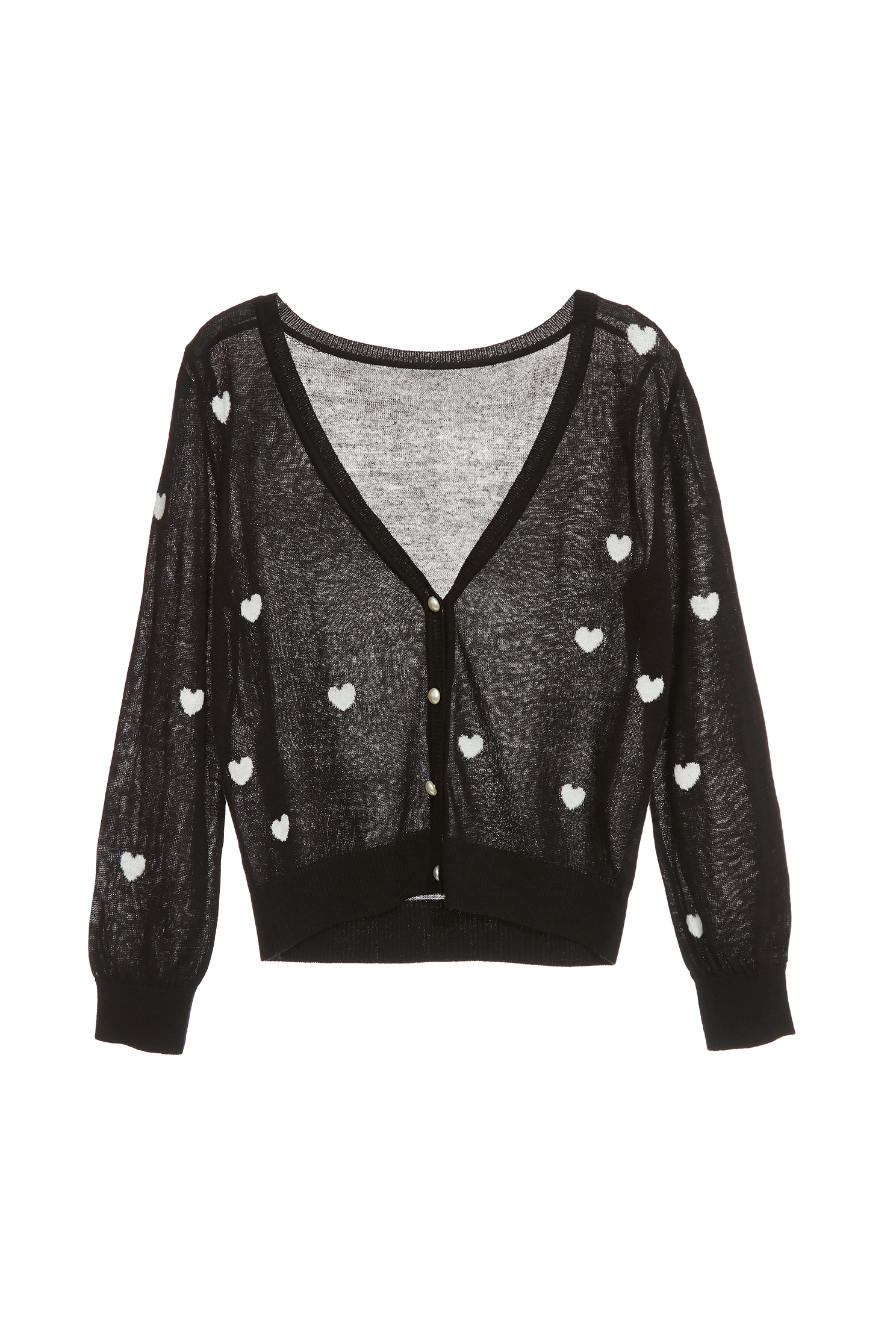 滿天心V領針織外罩滿天心V領針織外罩,春夏穿搭,時髦成套搭配,珍珠,針織,針織外套