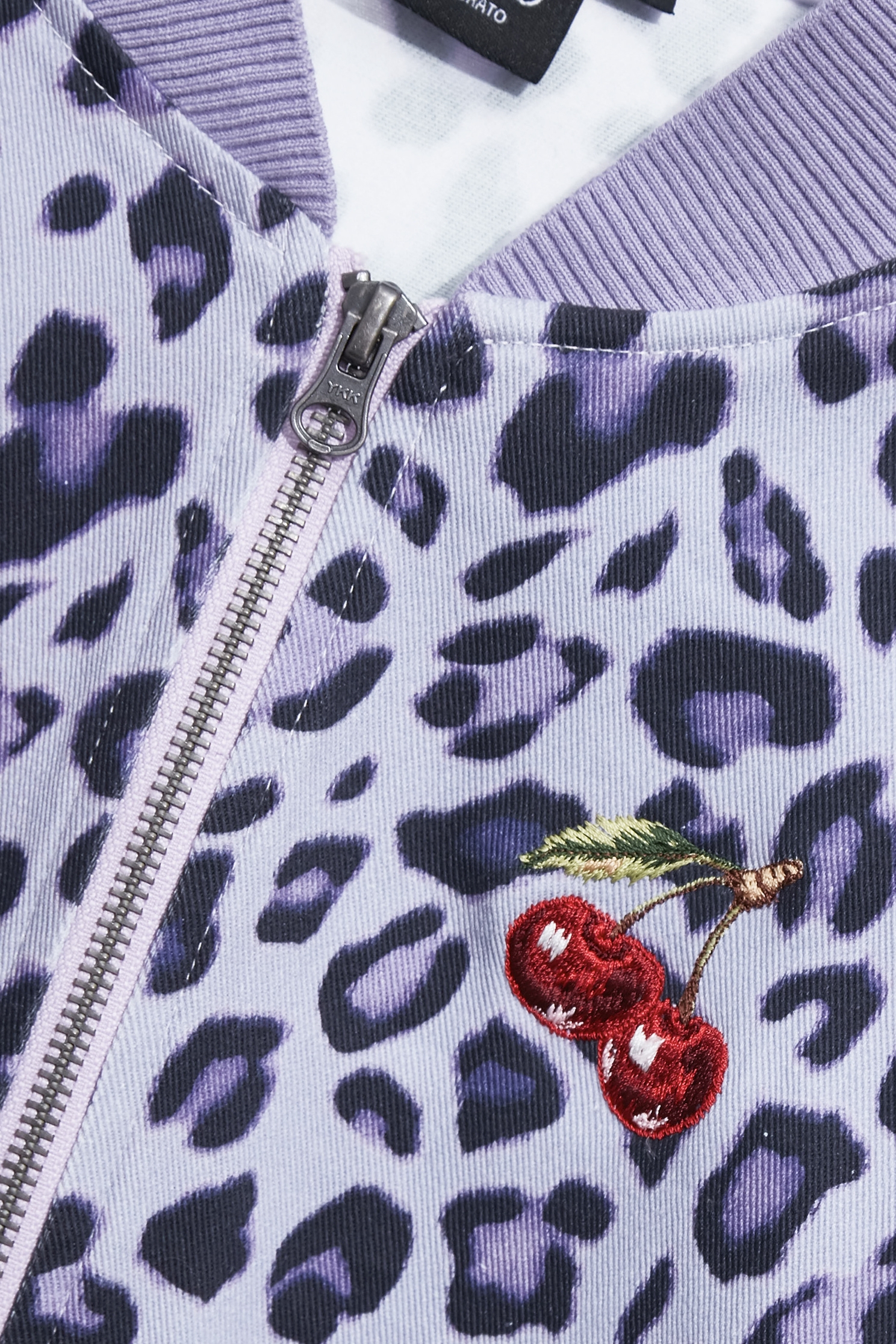 紫色豹紋印花外套紫色豹紋印花短裙,一般外套,刺繡,外套,春夏穿搭,牛仔