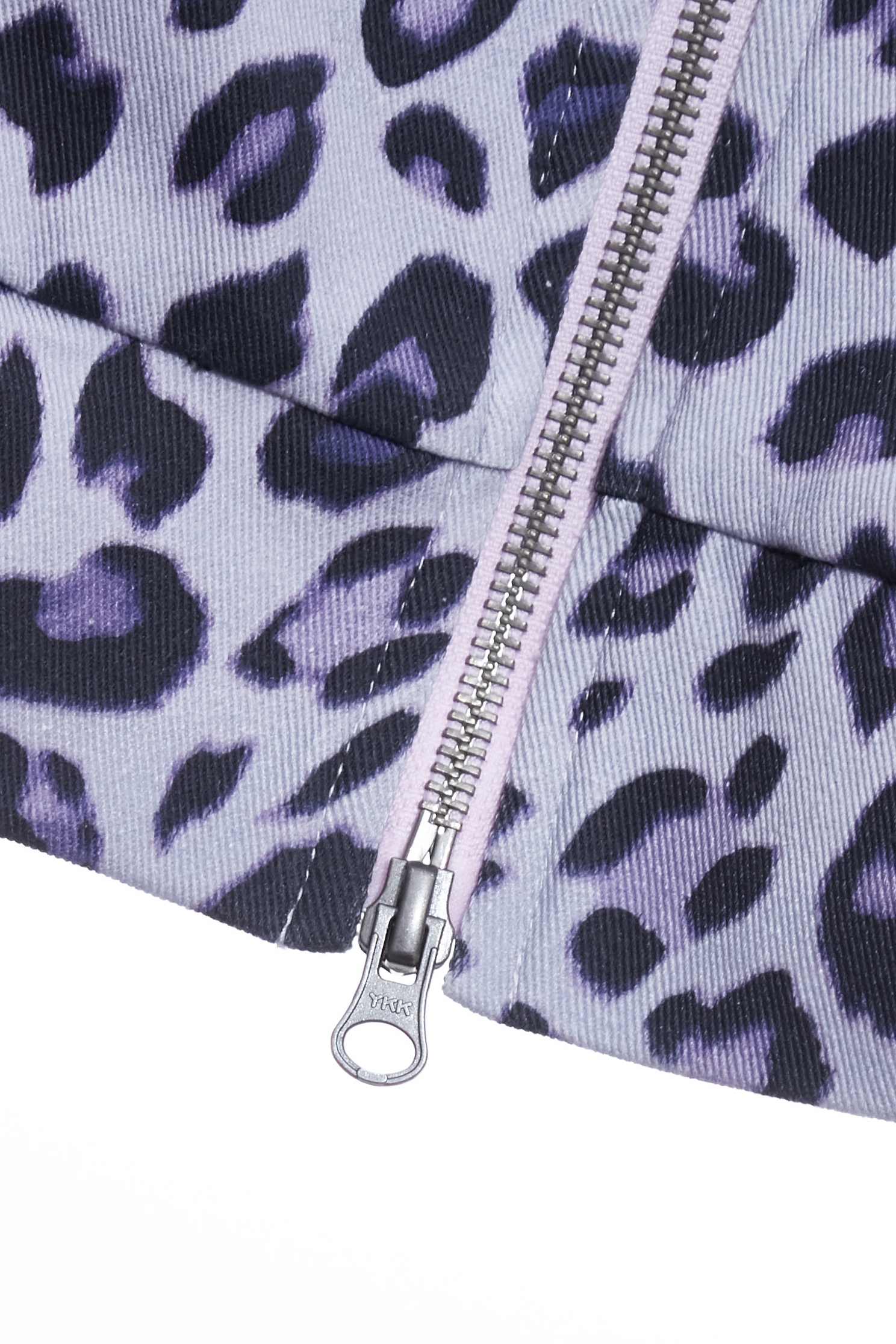 紫色豹紋印花外套紫色豹紋印花短裙,一般外套,刺繡,外套,春夏穿搭,牛仔