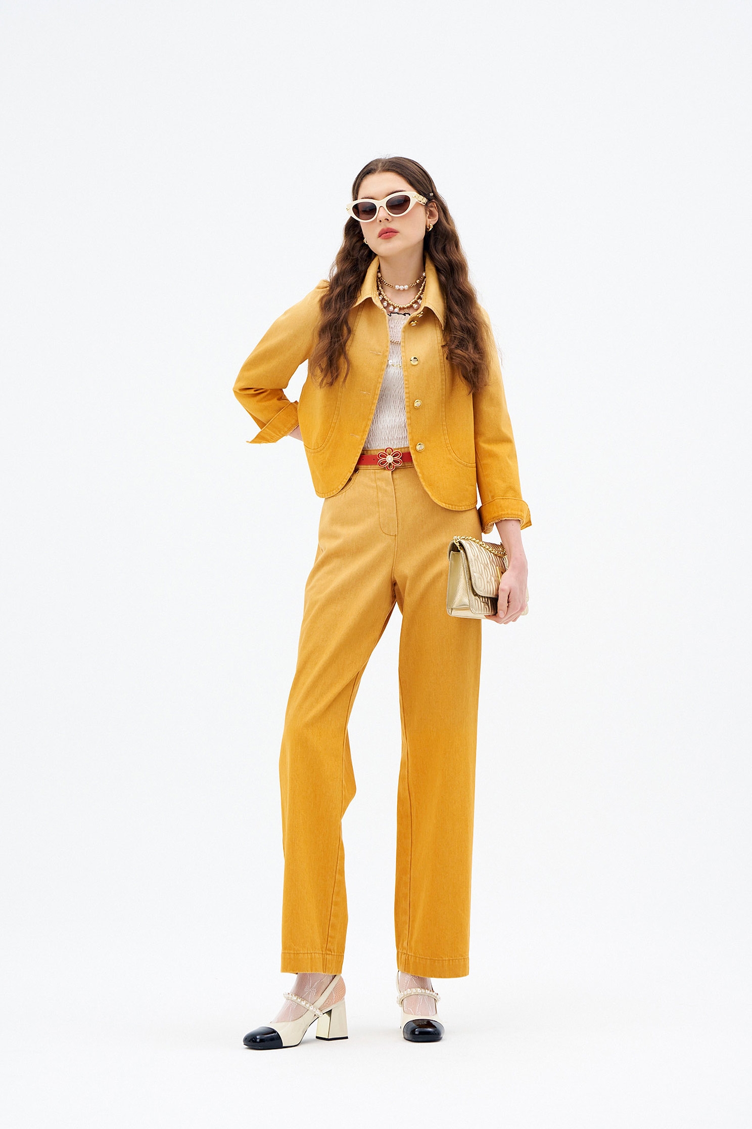 花粉黃漸層牛仔外套花粉黃漸層牛仔外套,一般外套,人氣商品,外套,時髦成套搭配,派對特輯,牛仔,牛仔外套,秋冬穿搭,純棉