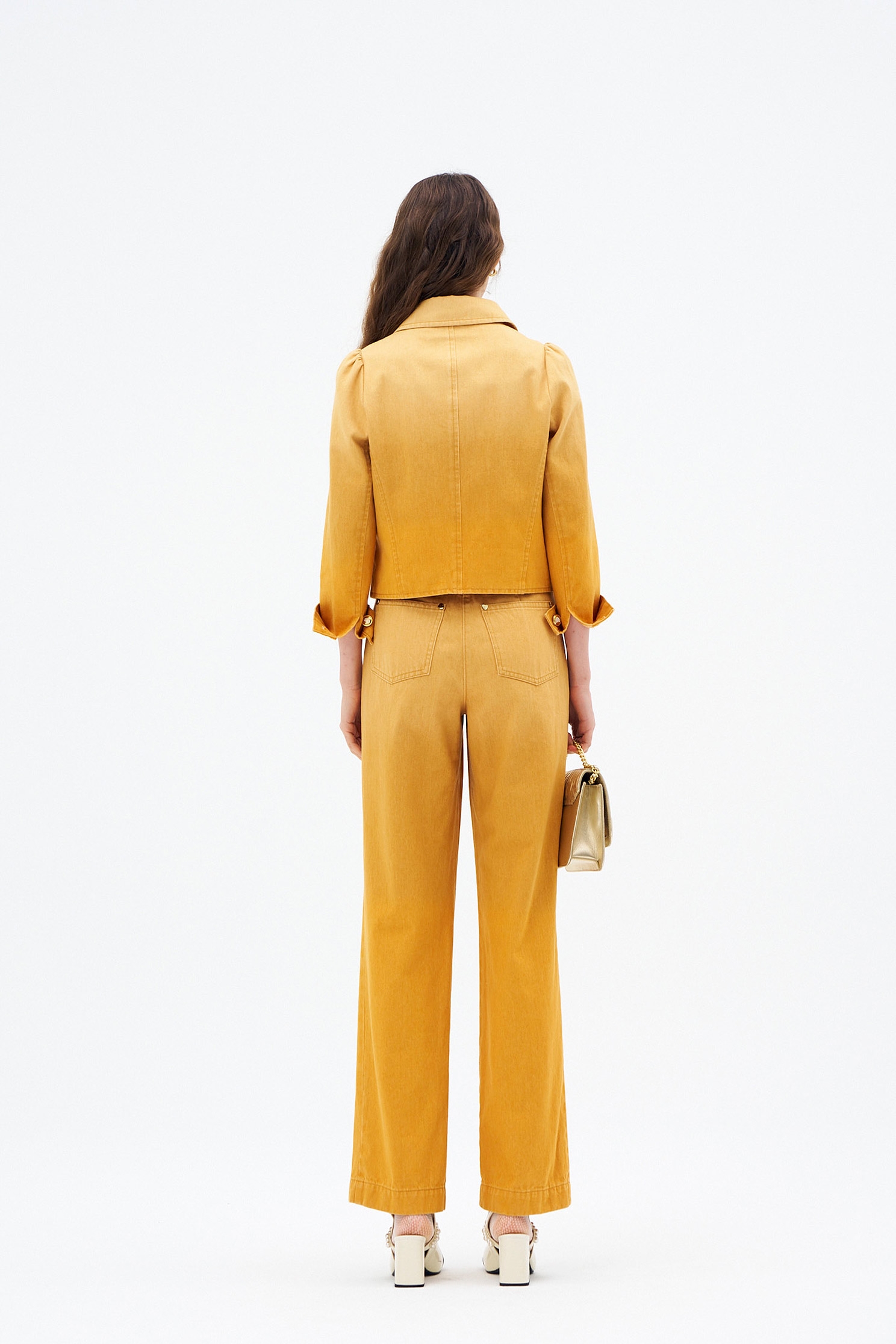 花粉黃漸層牛仔外套花粉黃漸層牛仔外套,一般外套,人氣商品,外套,時髦成套搭配,派對特輯,牛仔,牛仔外套,秋冬穿搭,純棉