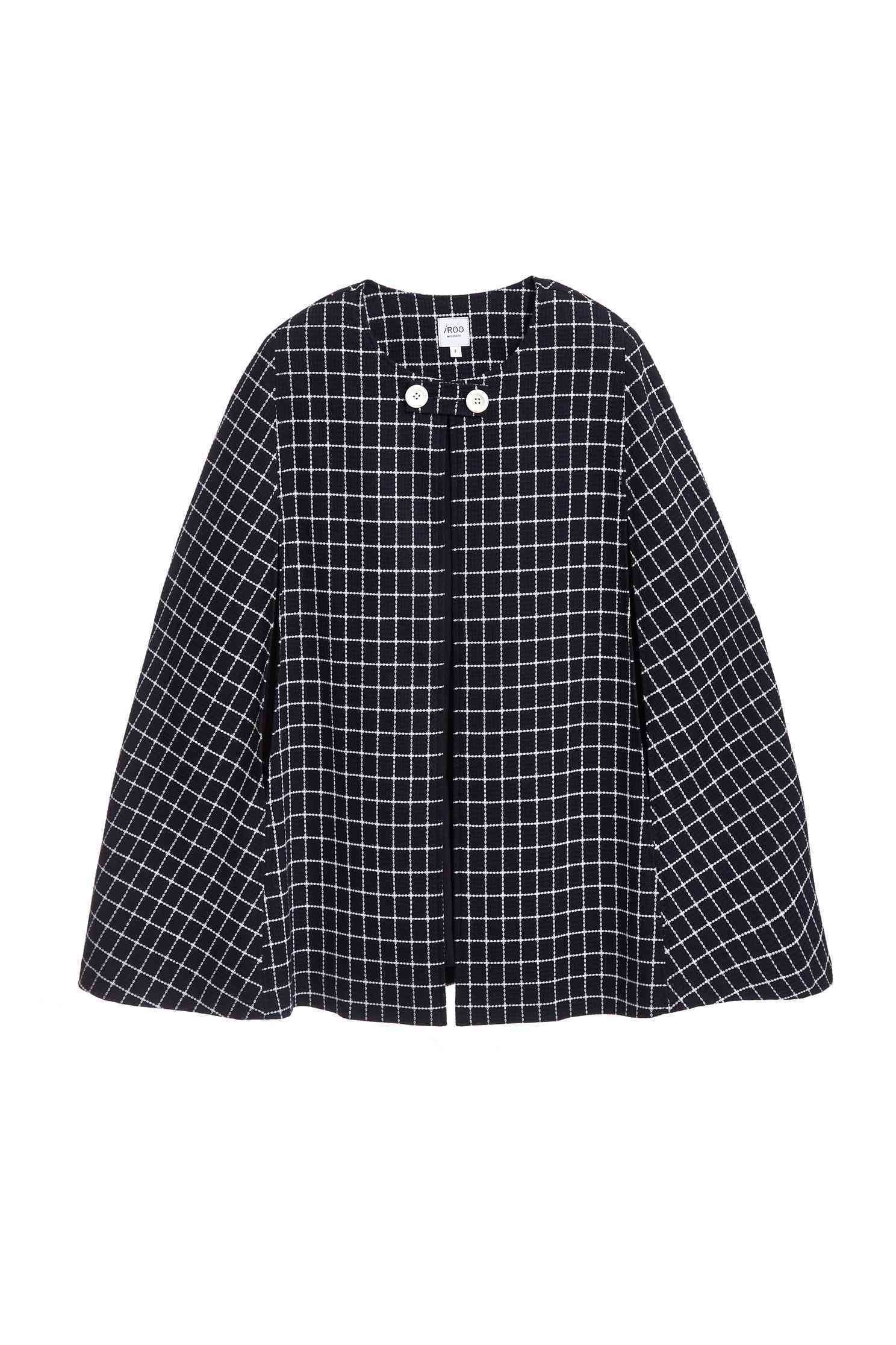 Navy blue england checkered long Sleeve blazer,outerwear,longsleeveouterwear