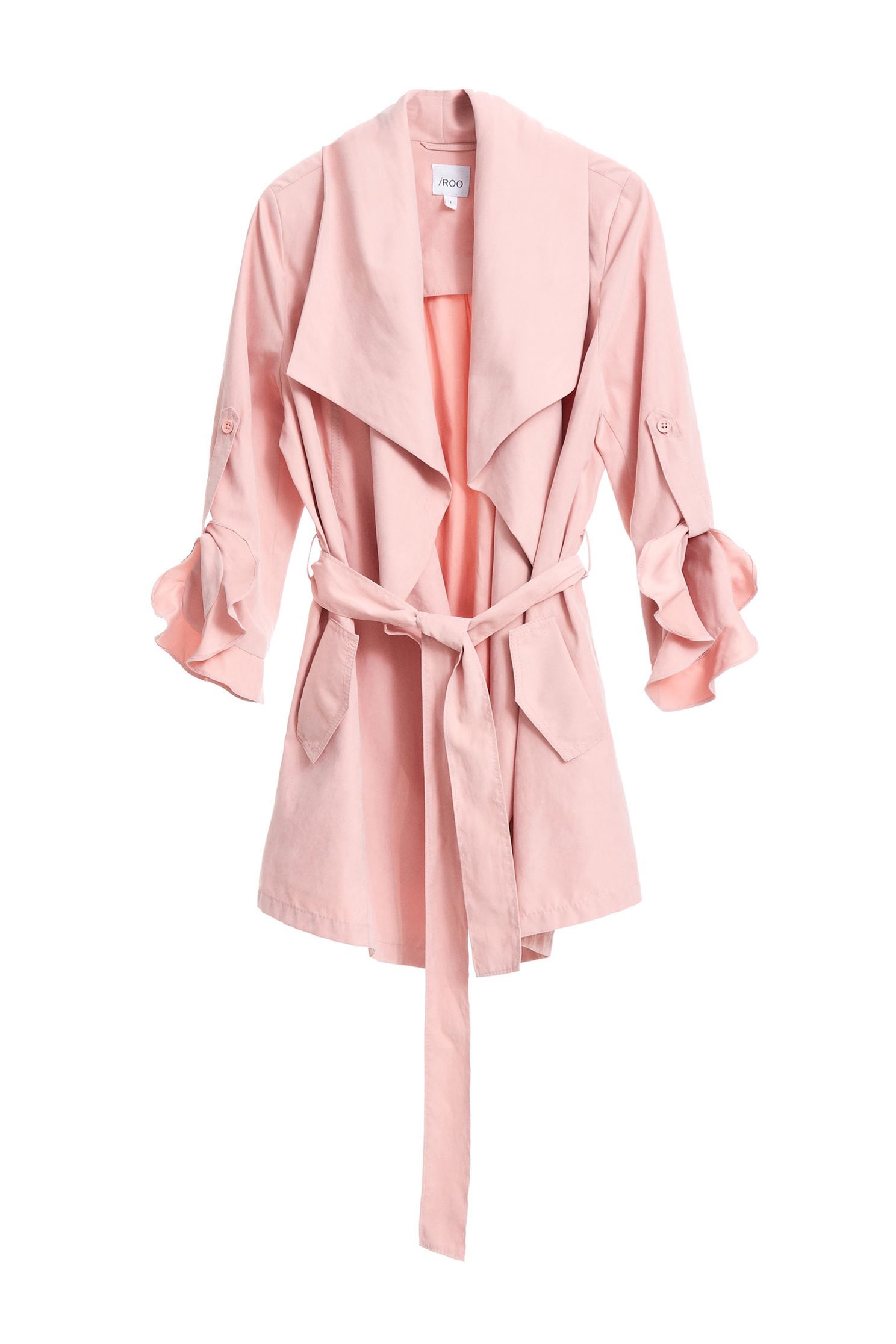 Irregular cut collar coat,outerwear,longsleeveouterwear,windbreaker