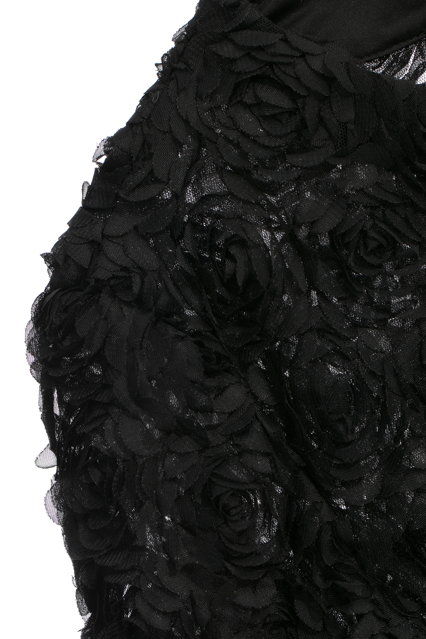 立體繞花黑玫瑰外套立體繞花黑玫瑰外套,一般外套,外套,毛呢花呢,秋冬穿搭,花花世界,黑色外套