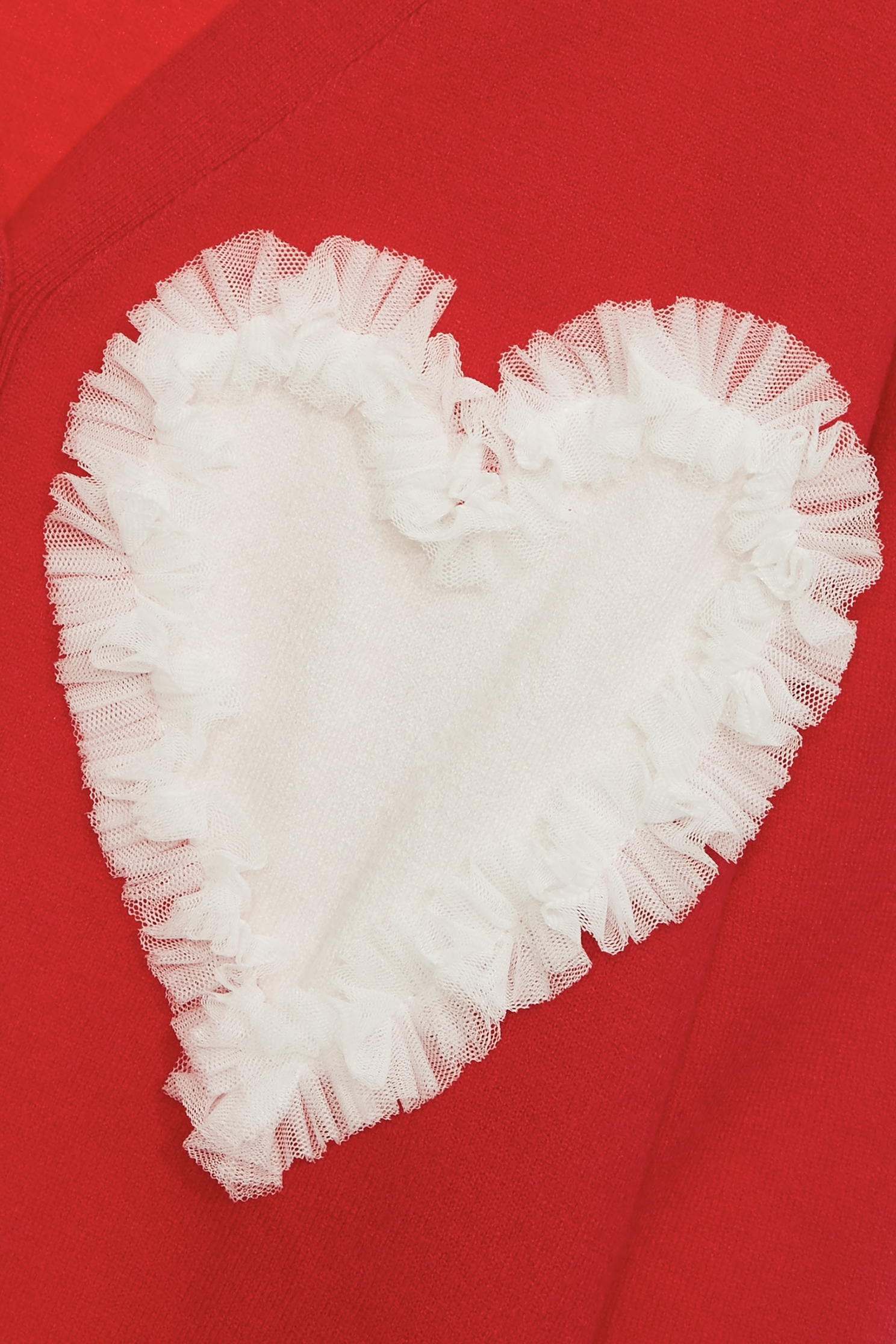 蜜餞紅愛心開襟外套蜜餞紅愛心開襟外套,一般外套,外套,珍珠,秋冬穿搭,荷葉,針織,針織外套