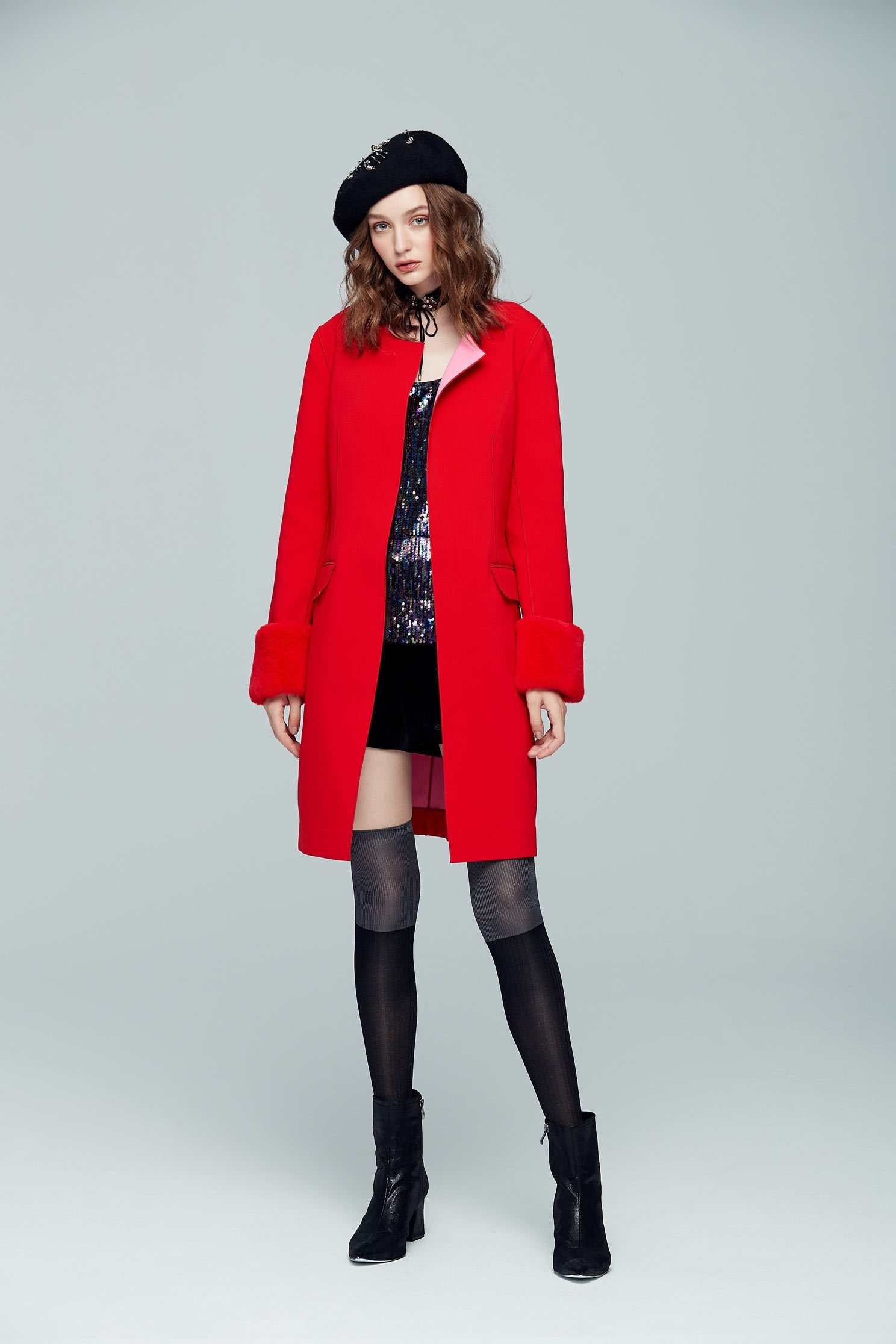 spicy ladies popular pairy coat,outerwear,longcoat,longcoat,longsleeveouterwear