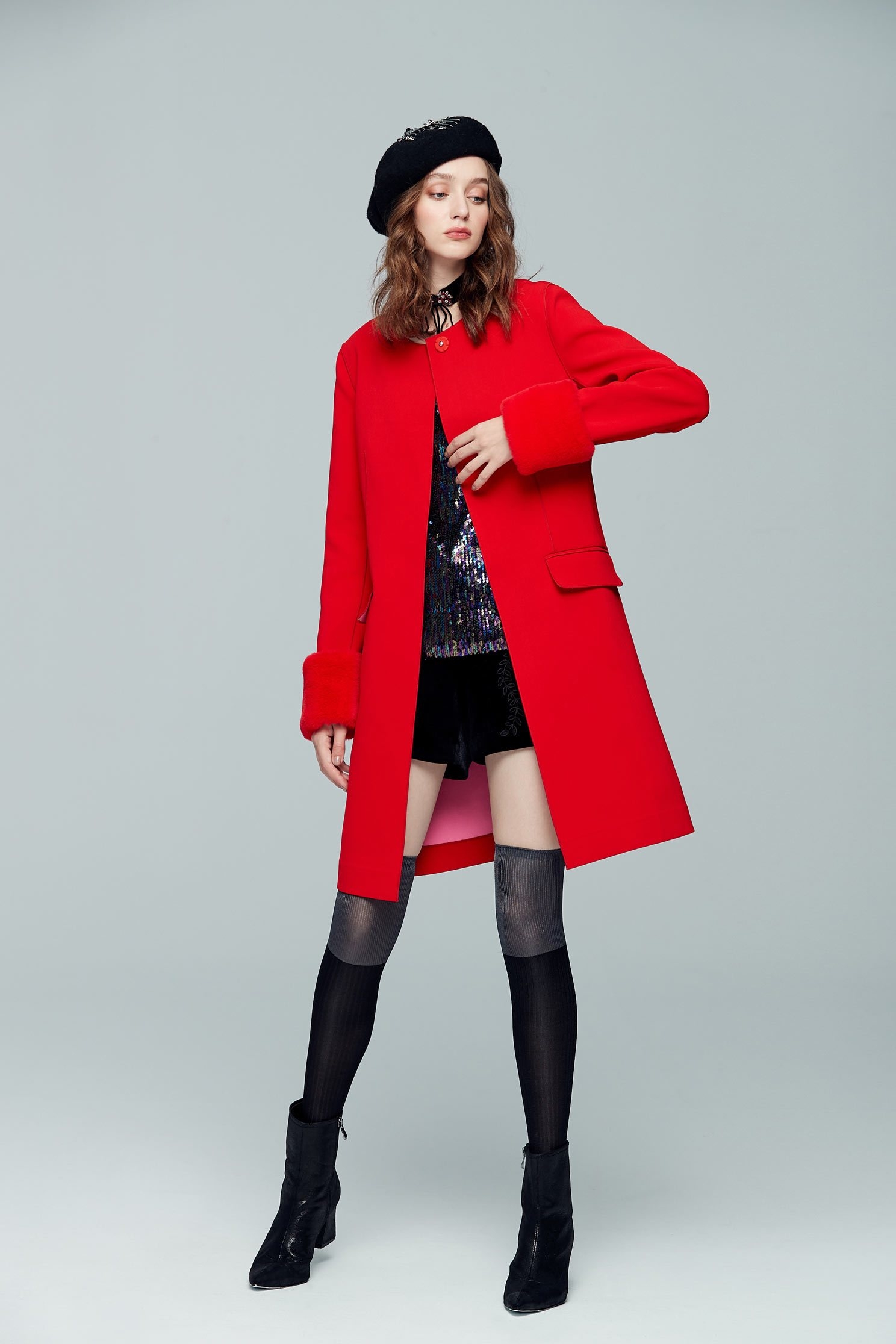 spicy ladies popular pairy coat,outerwear,longcoat,longcoat,longsleeveouterwear