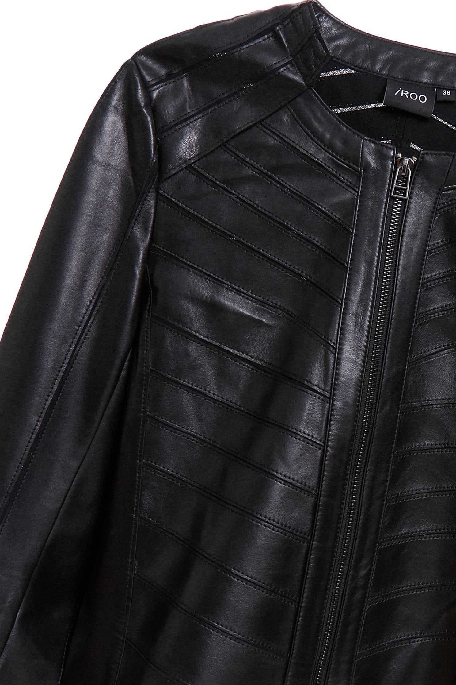 Layers leather coat,outerwear,biker_jacket,longsleeveouterwear,blackouterwear