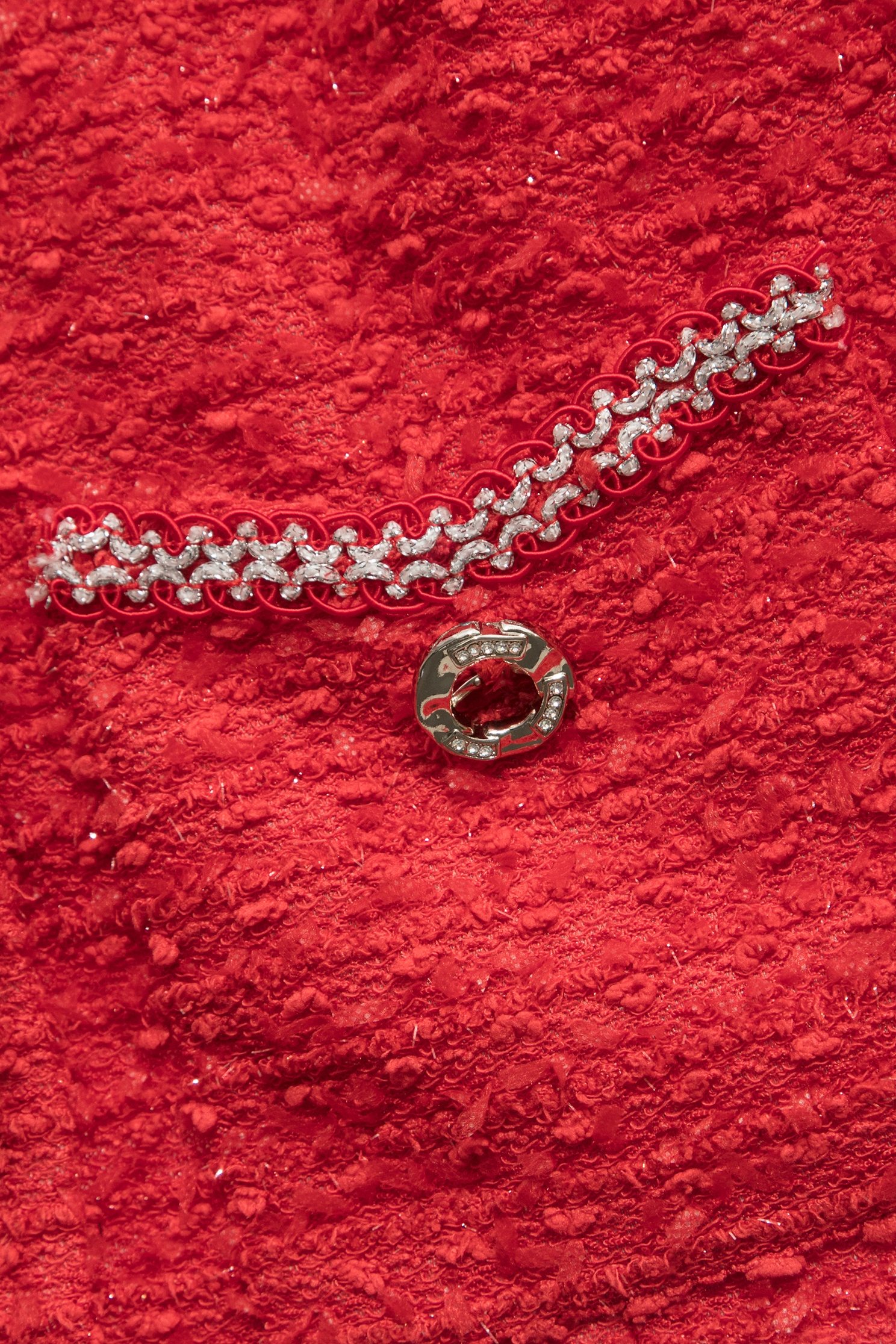 火焰紅小香風外套火焰紅小香風外套,一般外套,外套,小香風,時髦成套搭配,毛呢花呢,派對特輯,秋冬穿搭