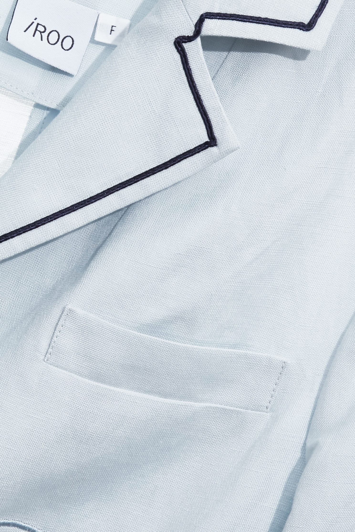 帆船藍字母刺繡西裝外套帆船藍字母刺繡西裝外套,上班OL穿搭,刺繡,外套,時髦成套搭配,秋冬穿搭,蝴蝶結,西裝外套,長袖外套