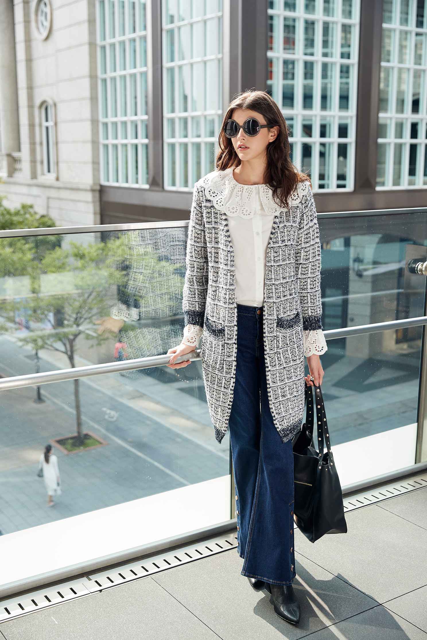Elegant classic Hairy coat