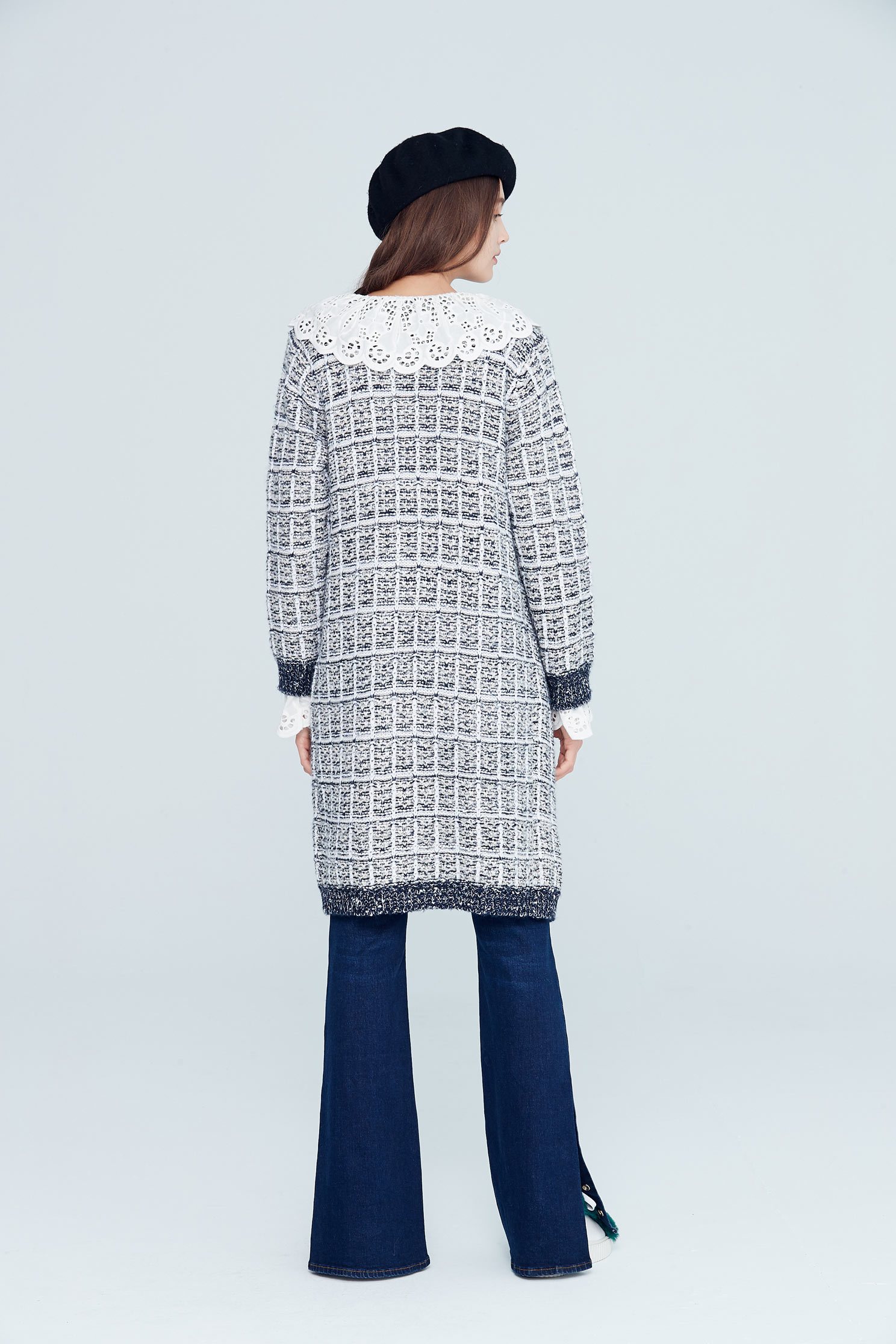 Elegant classic Hairy coat