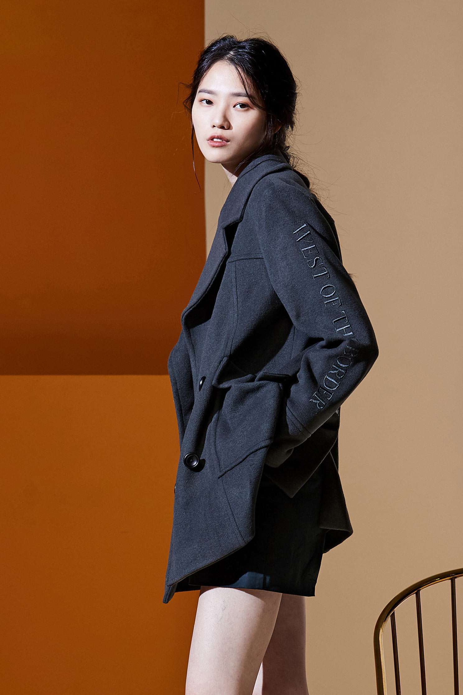 Dark green wool vintage coat,coldforwinter,embroidery,outerwear,embroidered,longsleeveouterwear