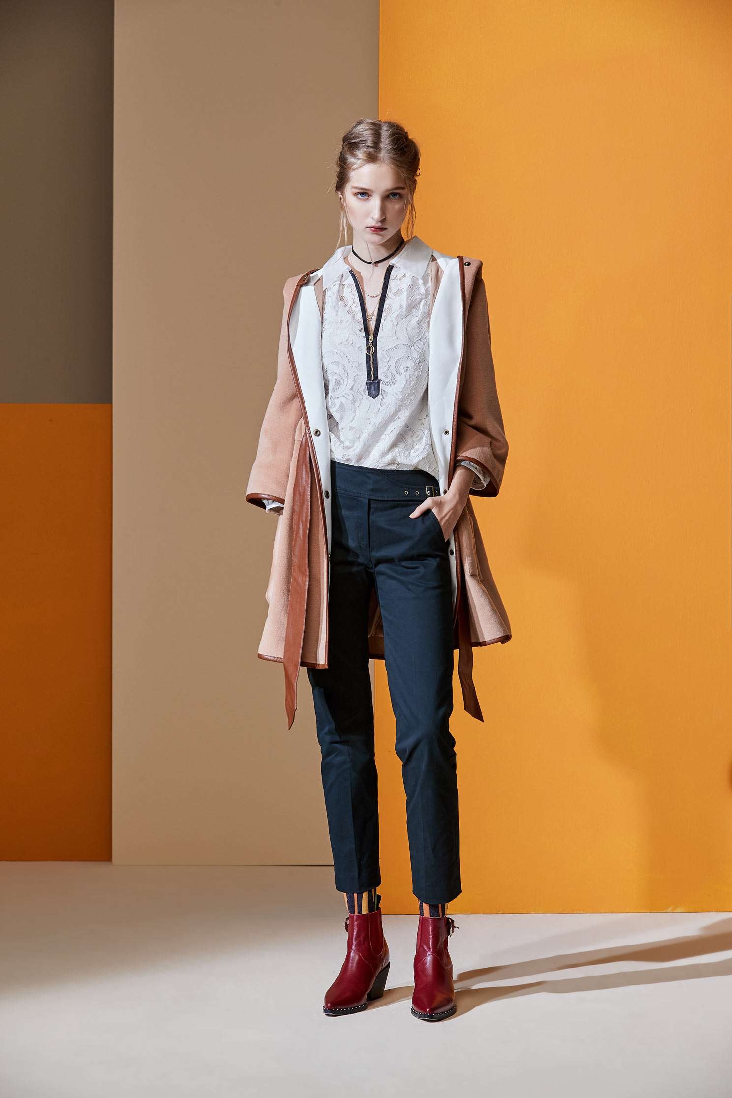 Khaki wool cape jacket,外套,皮革,Cardigan,Hoodie Jacket,長袖外套