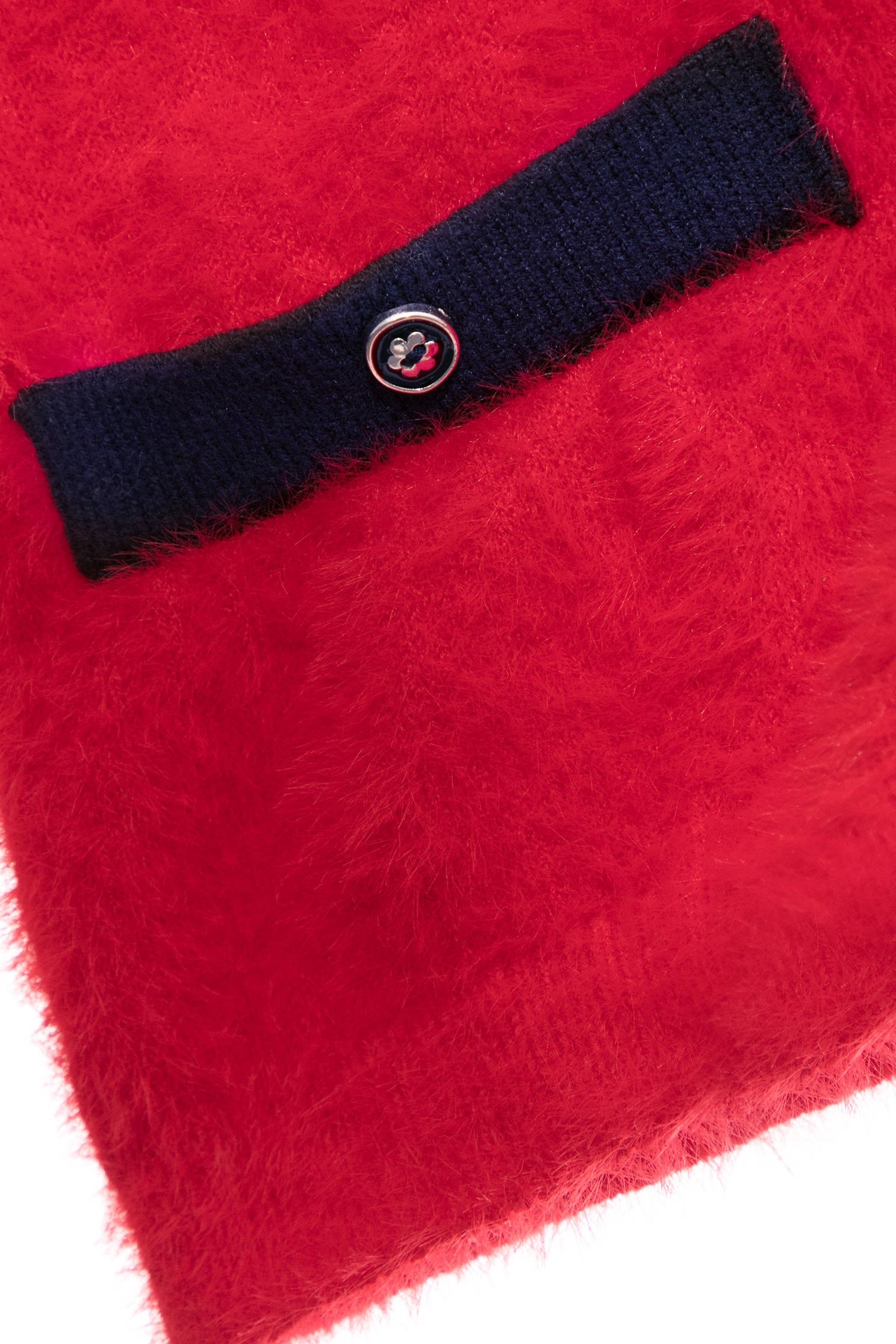 火焰色偽水貂毛針織外套火焰色偽水貂毛針織外套,一般外套,外套,小香風,秋冬穿搭,針織,針織外套