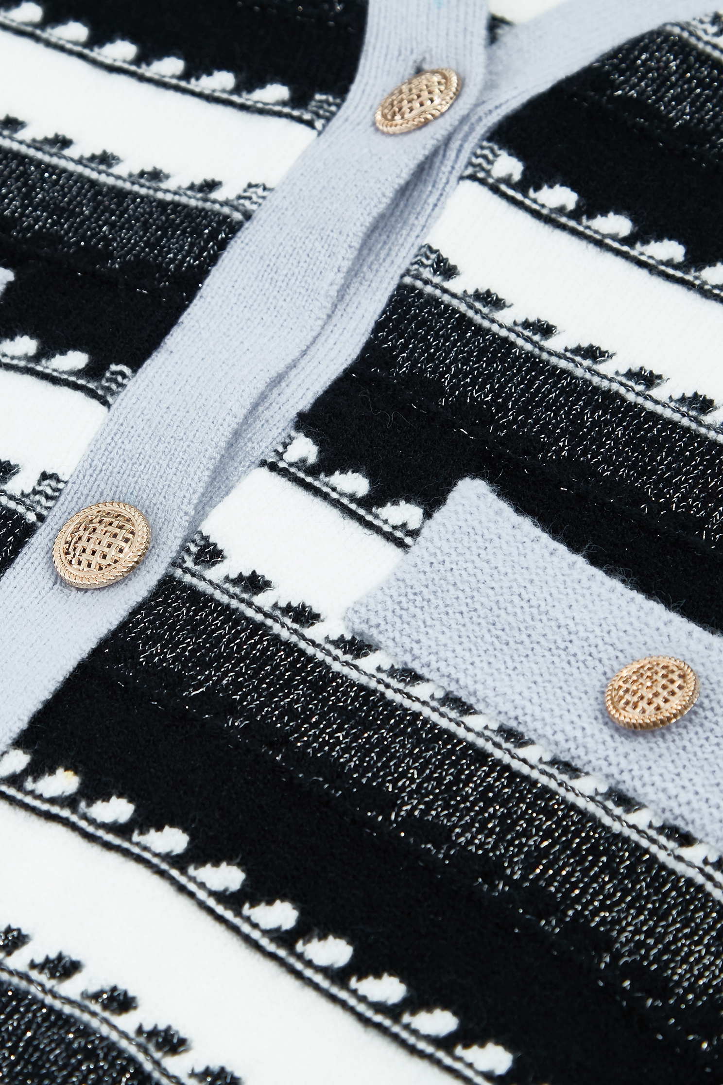 鑲冰河藍色邊針織外套鑲冰河藍色邊針織外套,一般外套,人氣商品,外套,小香風,秋冬穿搭,約會特輯,針織,針織外套