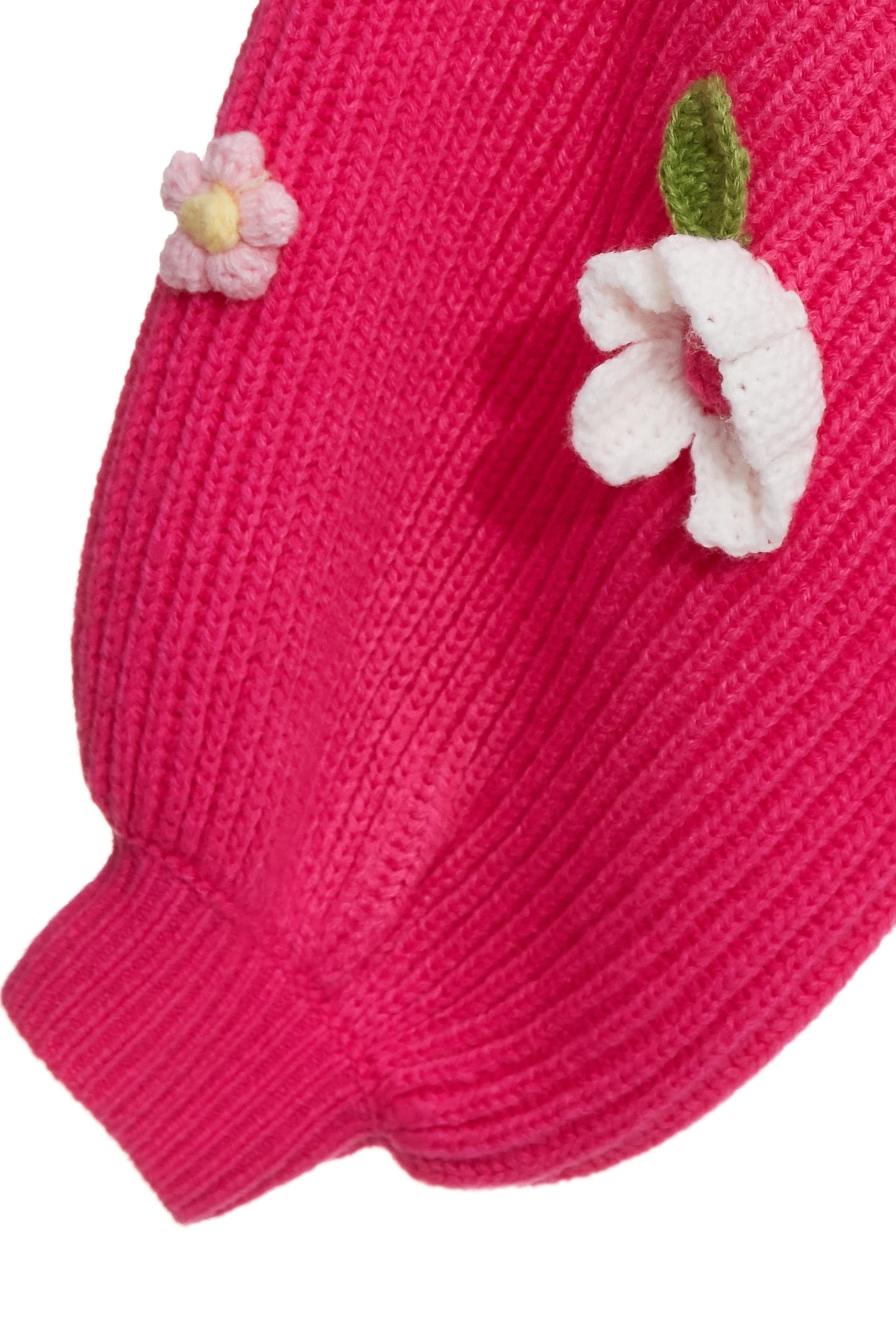 綴手鉤花卉鈕釦針織外套綴手鉤花卉鈕釦針織外套,外套,條紋,秋冬穿搭,約會特輯,花花世界,針織,針織外套