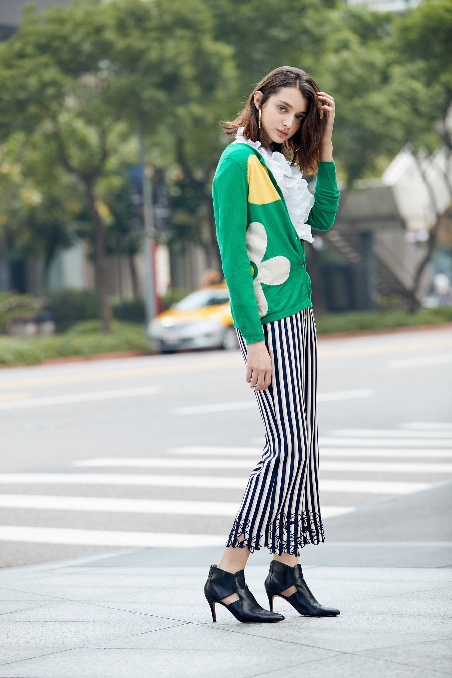Flower design coat,earthsigns,outerwear,cotton,cardigan,knittedjacket,longsleeveouterwear