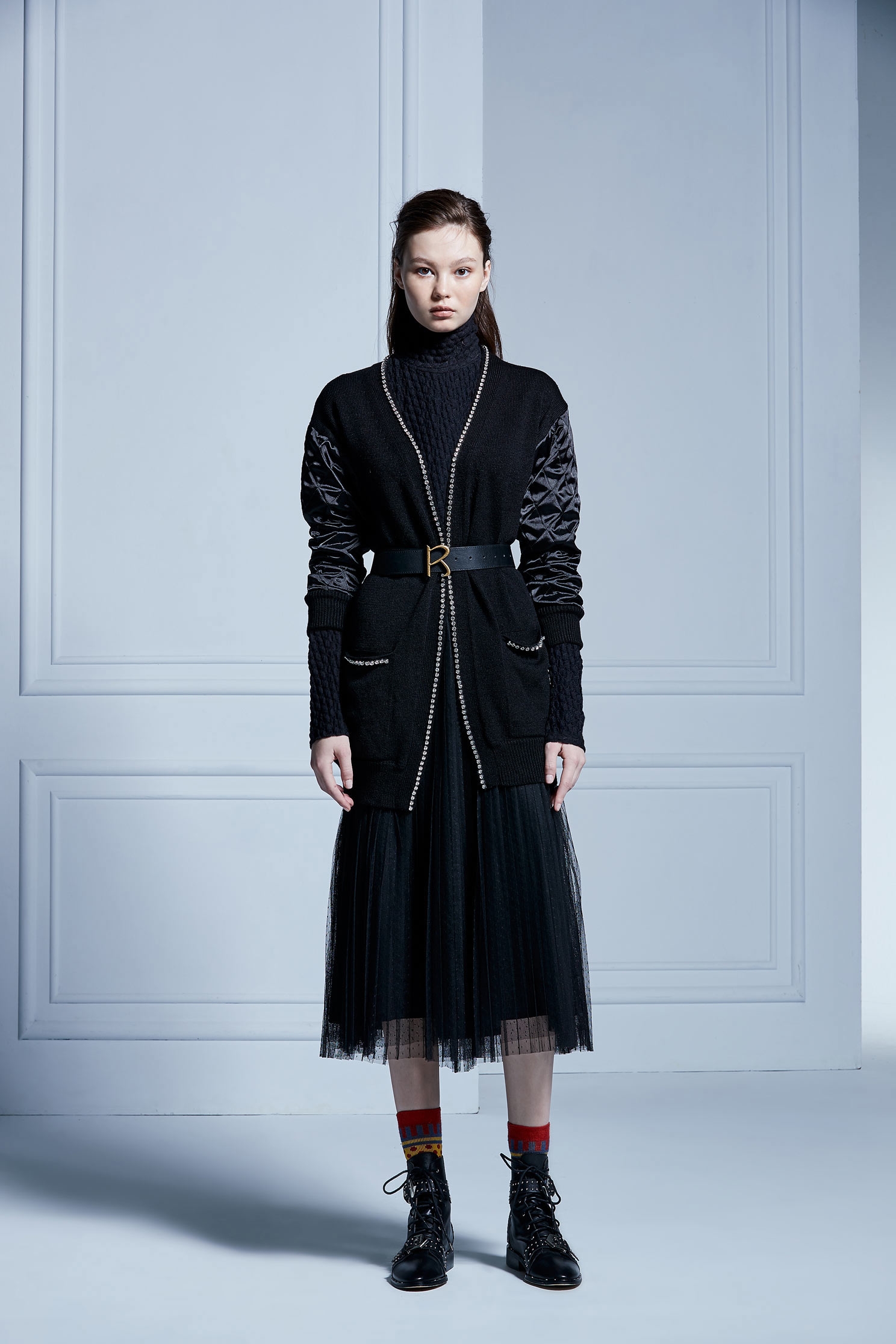 contrast cardigans,coldforwinter,cardigan,knitting,knittedjacket,knittedtop,longsleeveouterwear,blackouterwear