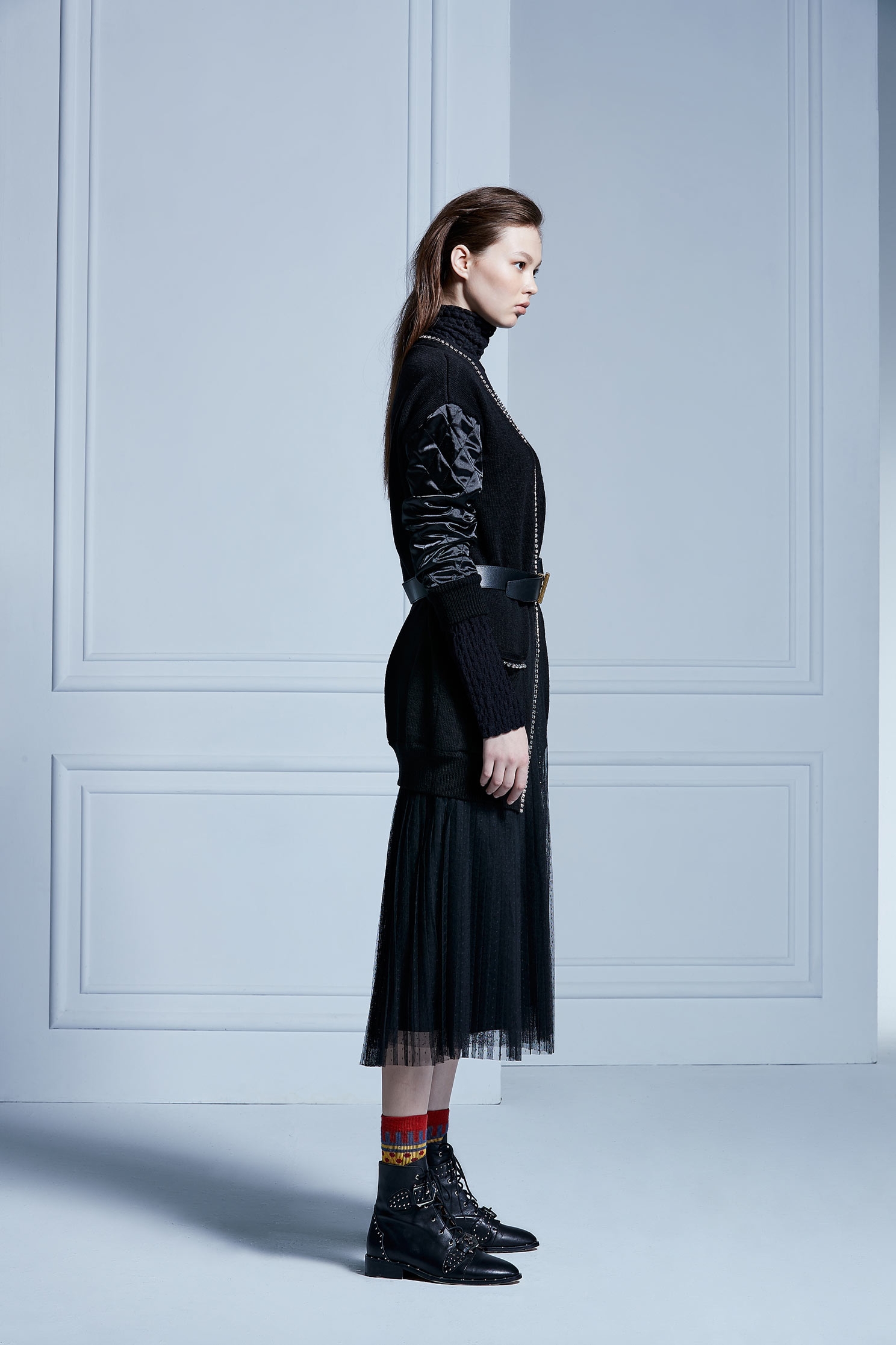 contrast cardigans,coldforwinter,cardigan,knitting,knittedjacket,knittedtop,longsleeveouterwear,blackouterwear