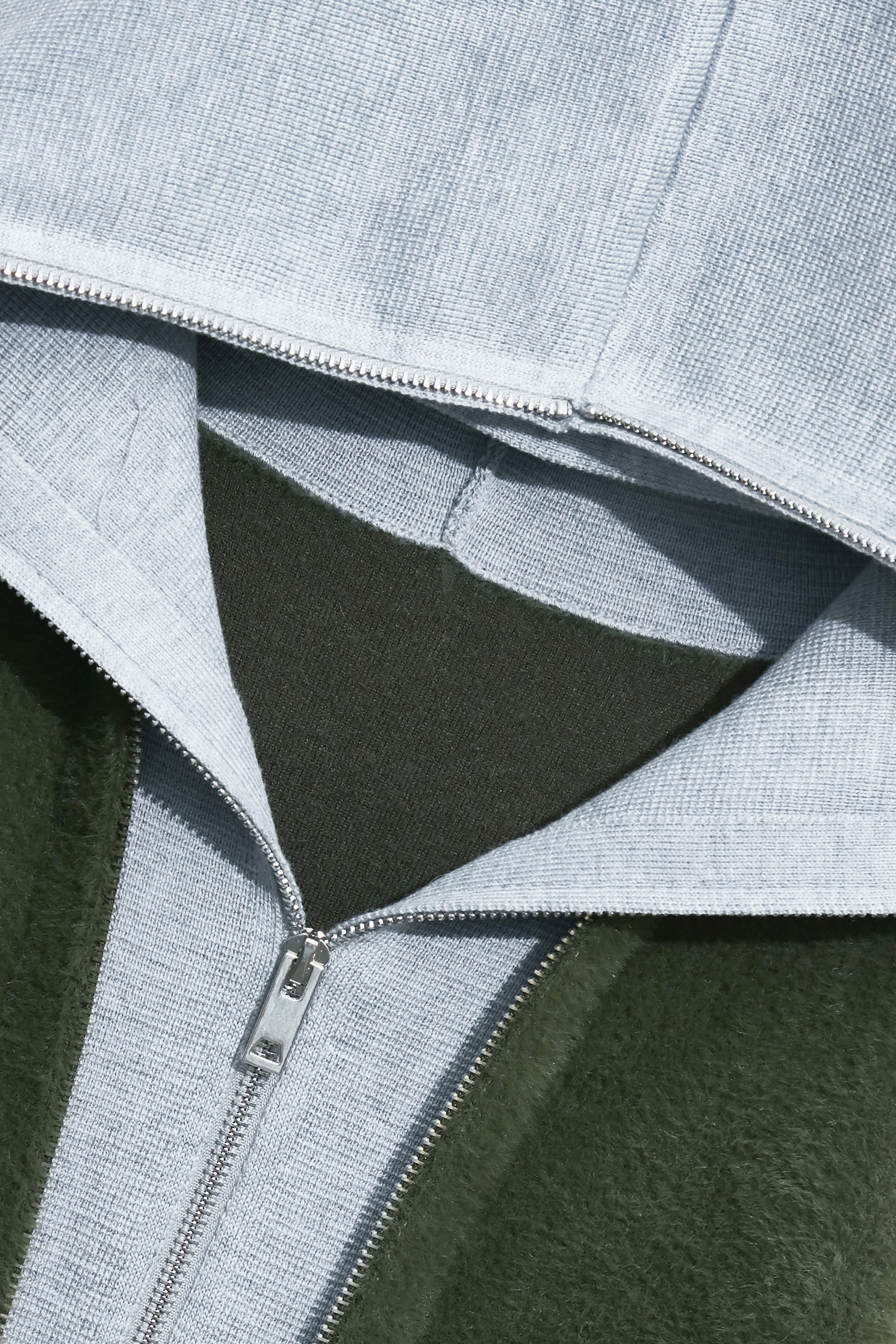 神秘綠假兩件針織外套神秘綠假兩件針織外套,一般外套,外套,秋冬穿搭,針織,針織外套