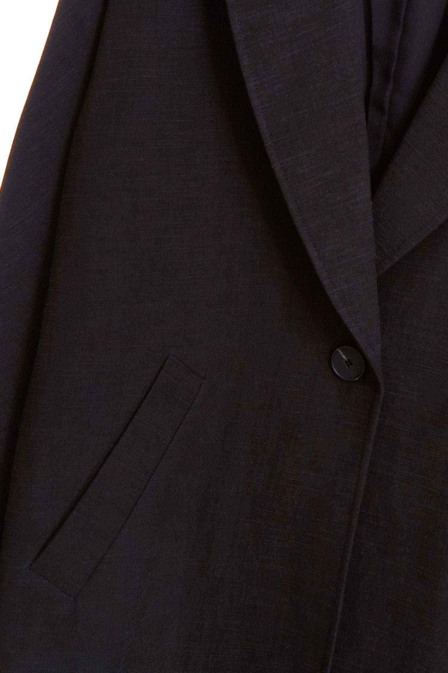 Cotton suit jacket,外套,i-select,Blazer,長袖外套,黑色外套