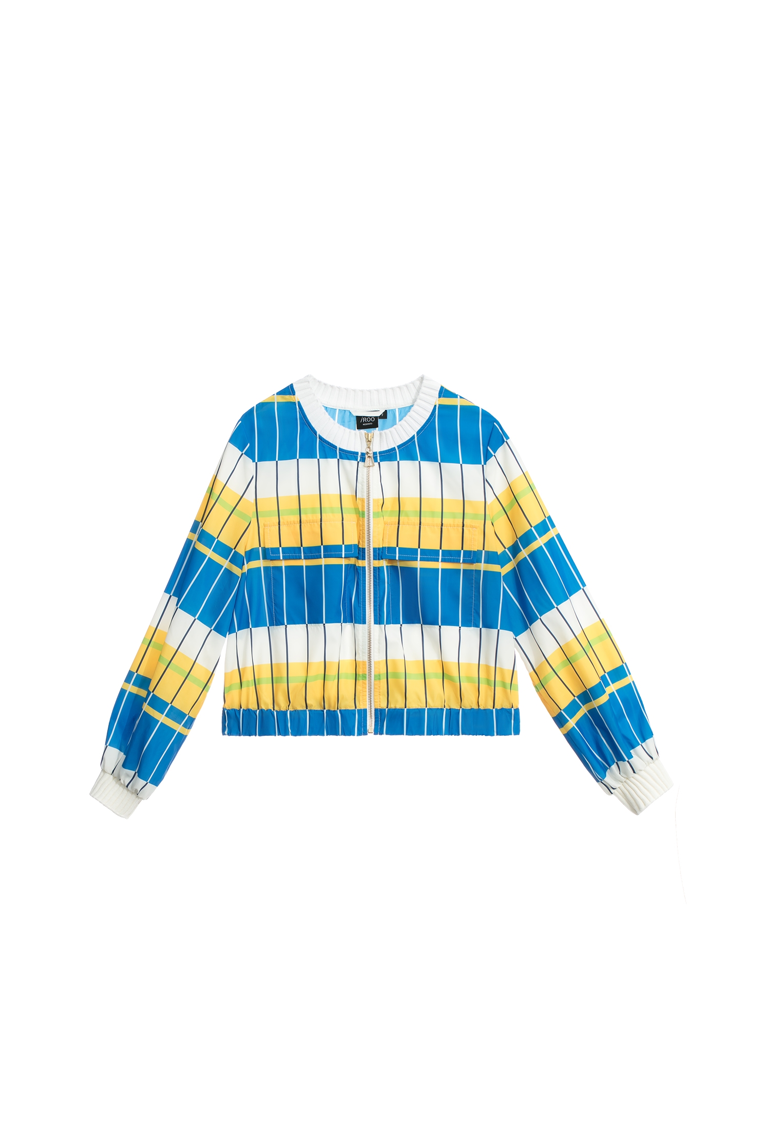 藍白黃拼色配條風衣外套藍白黃拼色配條風衣外套,一般外套,外套,春夏穿搭