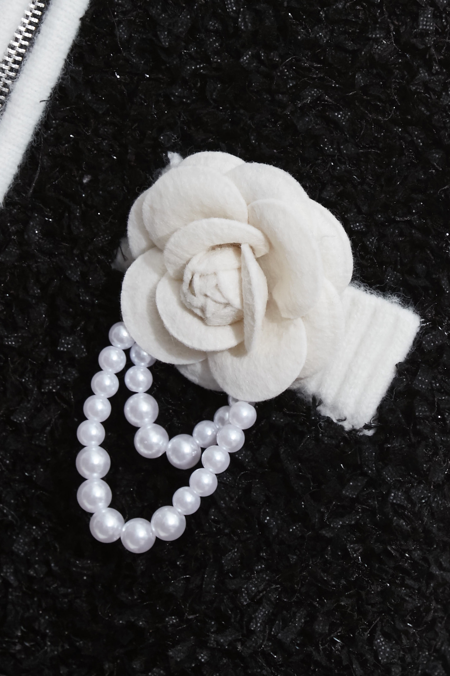 帶子紗崁銀蔥拉鍊式針織外罩帶子紗崁銀蔥拉鍊式針織外罩,上班OL穿搭,小香風外套,春夏穿搭,派對特輯,約會特輯,針織,針織外套