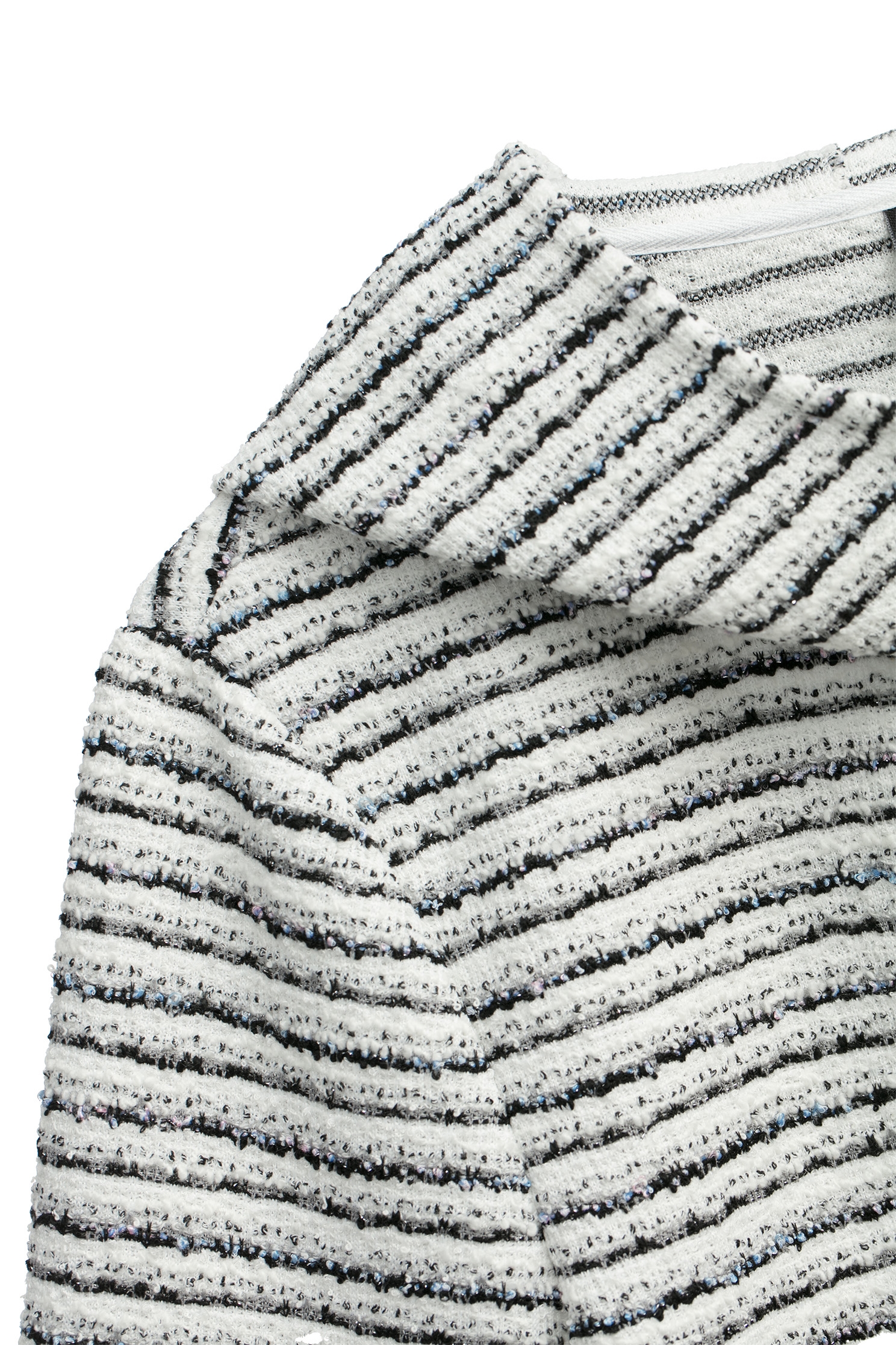 海軍藍條紋花紗連帽外套海軍藍條紋花紗連帽外套,一般外套,外套,春夏穿搭,條紋,毛呢花呢