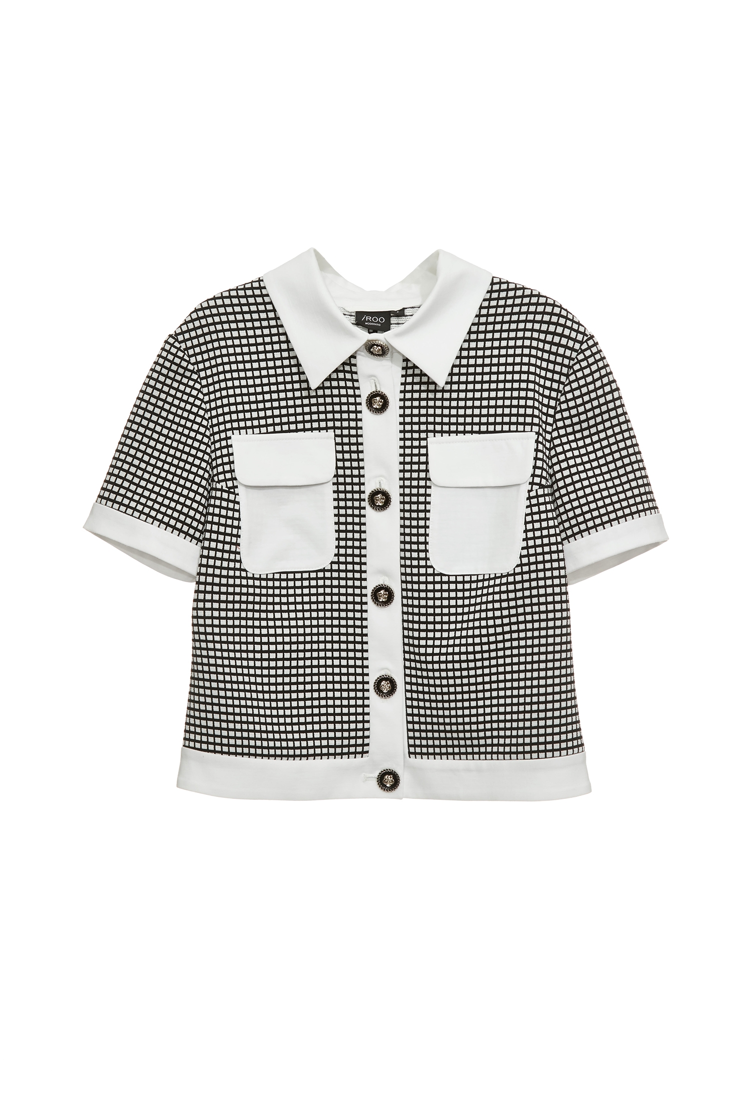 異材拼接彈性格子短版外套異材拼接彈性格子短版外套,一般外套,上班OL穿搭,人氣商品,外套,小香風,春夏穿搭,時髦成套搭配