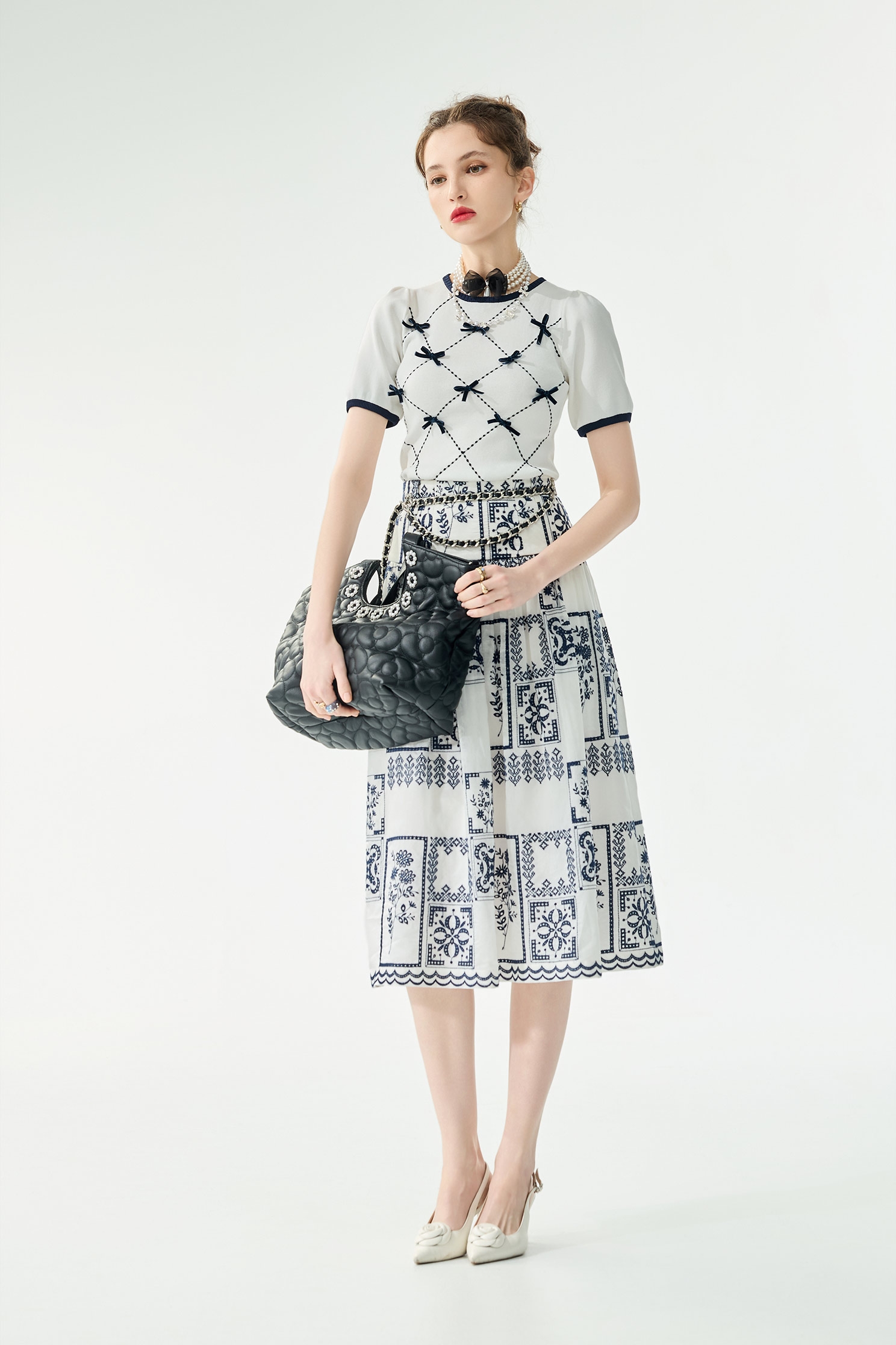 溫室花園繡花長裙溫室花園繡花長裙,春夏穿搭,繡花,長裙