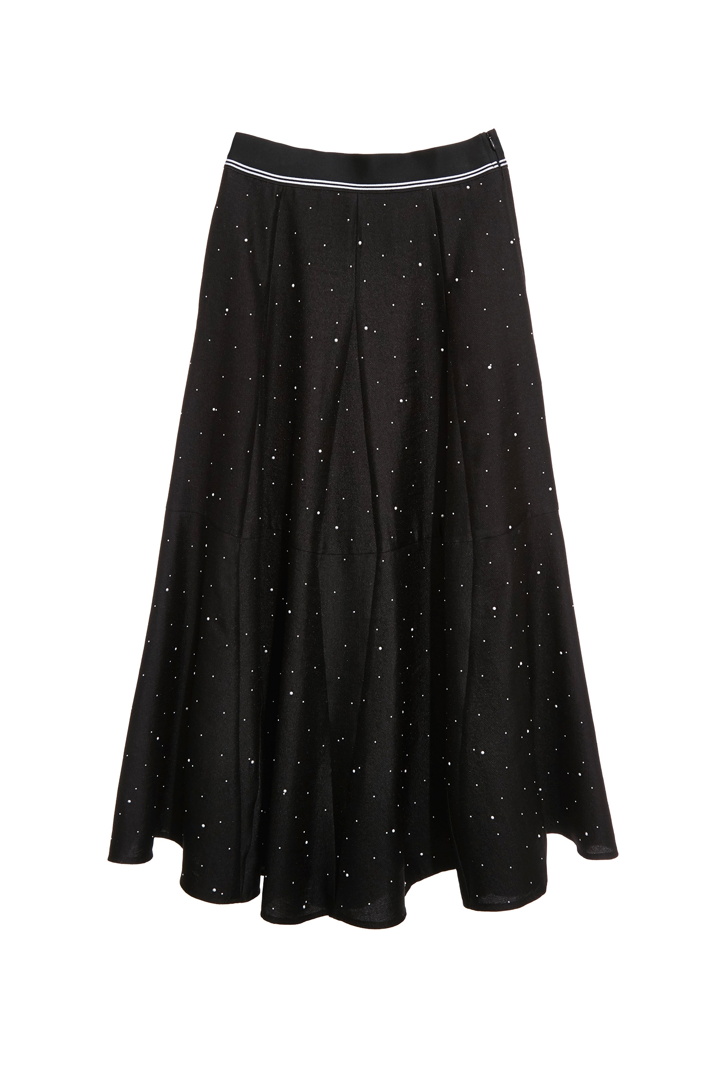 珍珠燙飾變化八片裙珍珠燙飾變化八片裙,春夏穿搭,珍珠,長裙