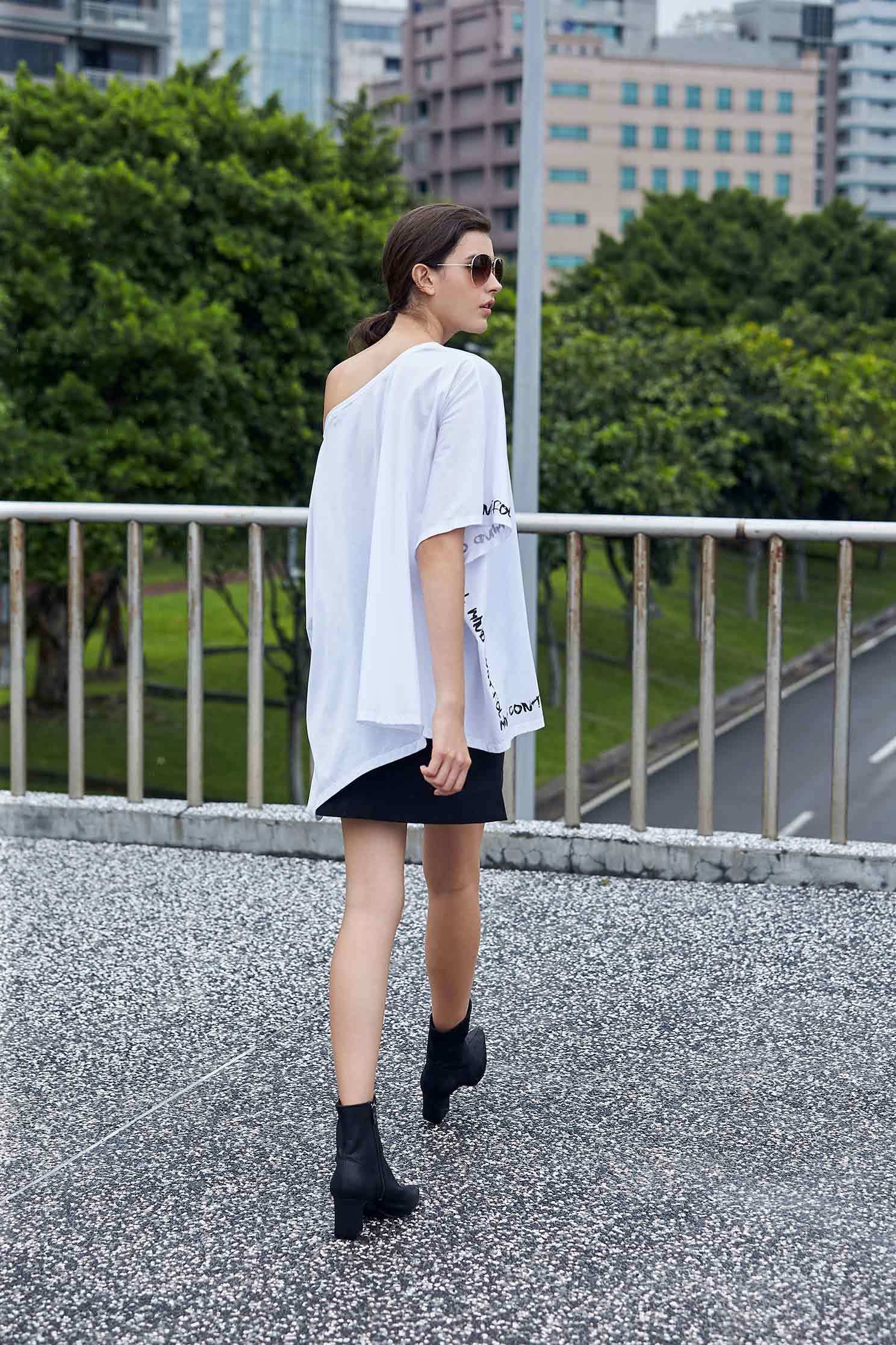 Well-matched basic A line skirt,A-line skirt,Mini Skirt,黑色裙子