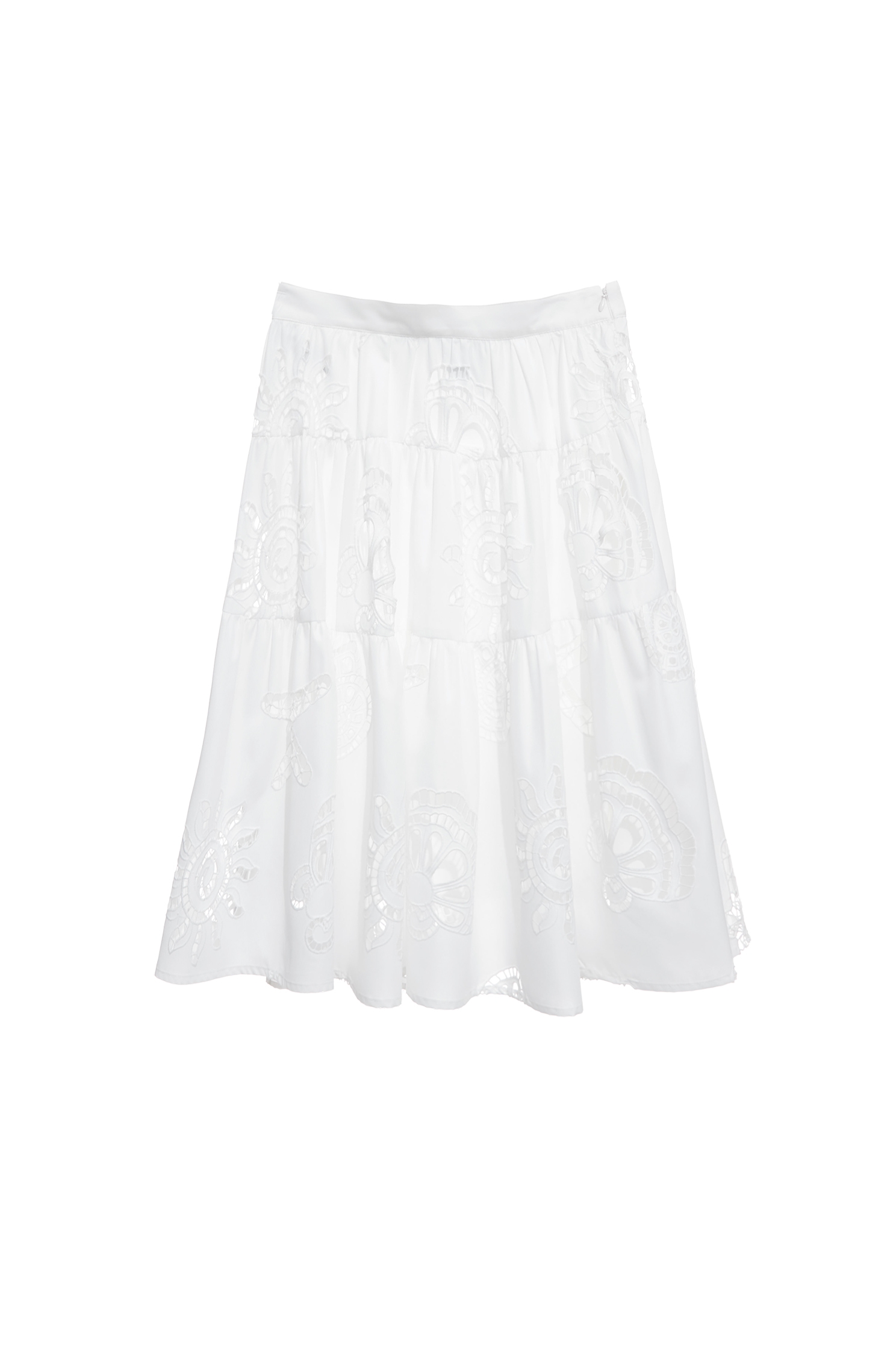 海洋生物簍空刺繡裙海洋生物簍空刺繡裙,刺繡,春夏穿搭,白色裙子,長裙