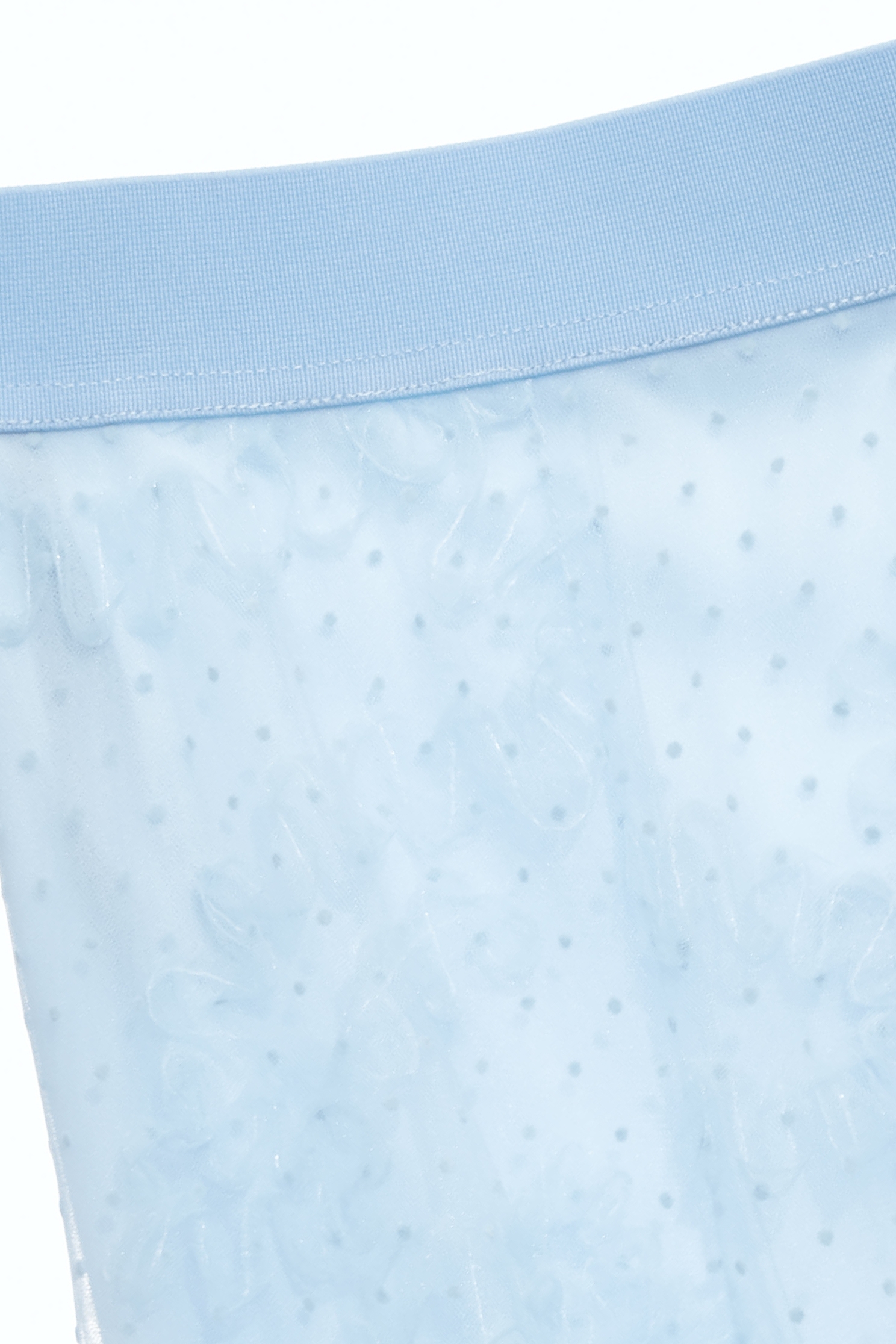 幻藍色壓波紋細網長裙幻藍色壓波紋細網長裙,春夏穿搭,網紗,長裙