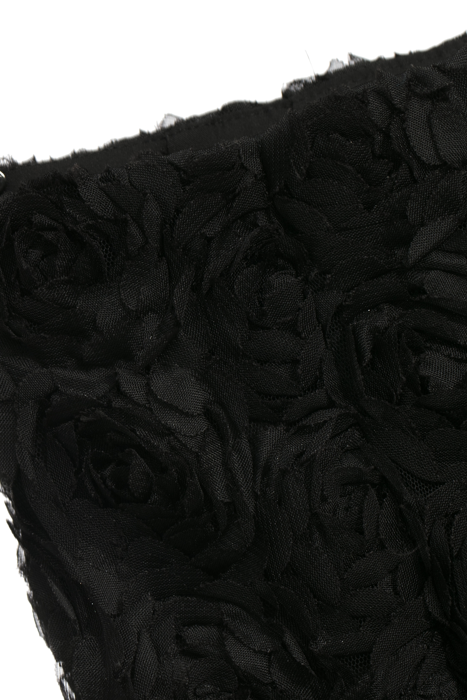 立體黑玫瑰繞花彈性長窄裙立體黑玫瑰繞花彈性長窄裙,秋冬穿搭,窄裙,花花世界,黑色裙子