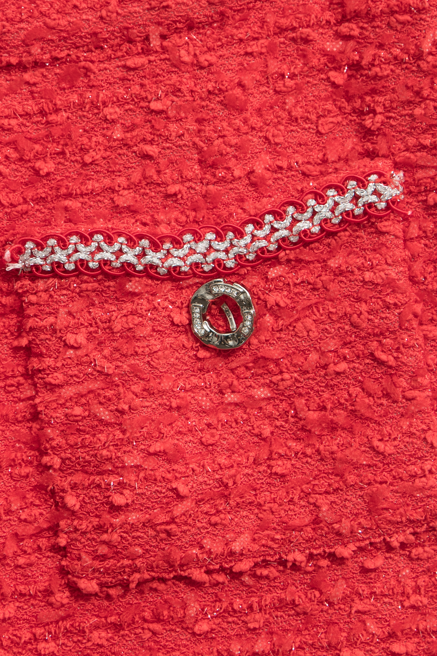 火焰紅小香風短裙火焰紅小香風短裙,小香風,時髦成套搭配,毛呢花呢,派對特輯,短裙,秋冬穿搭