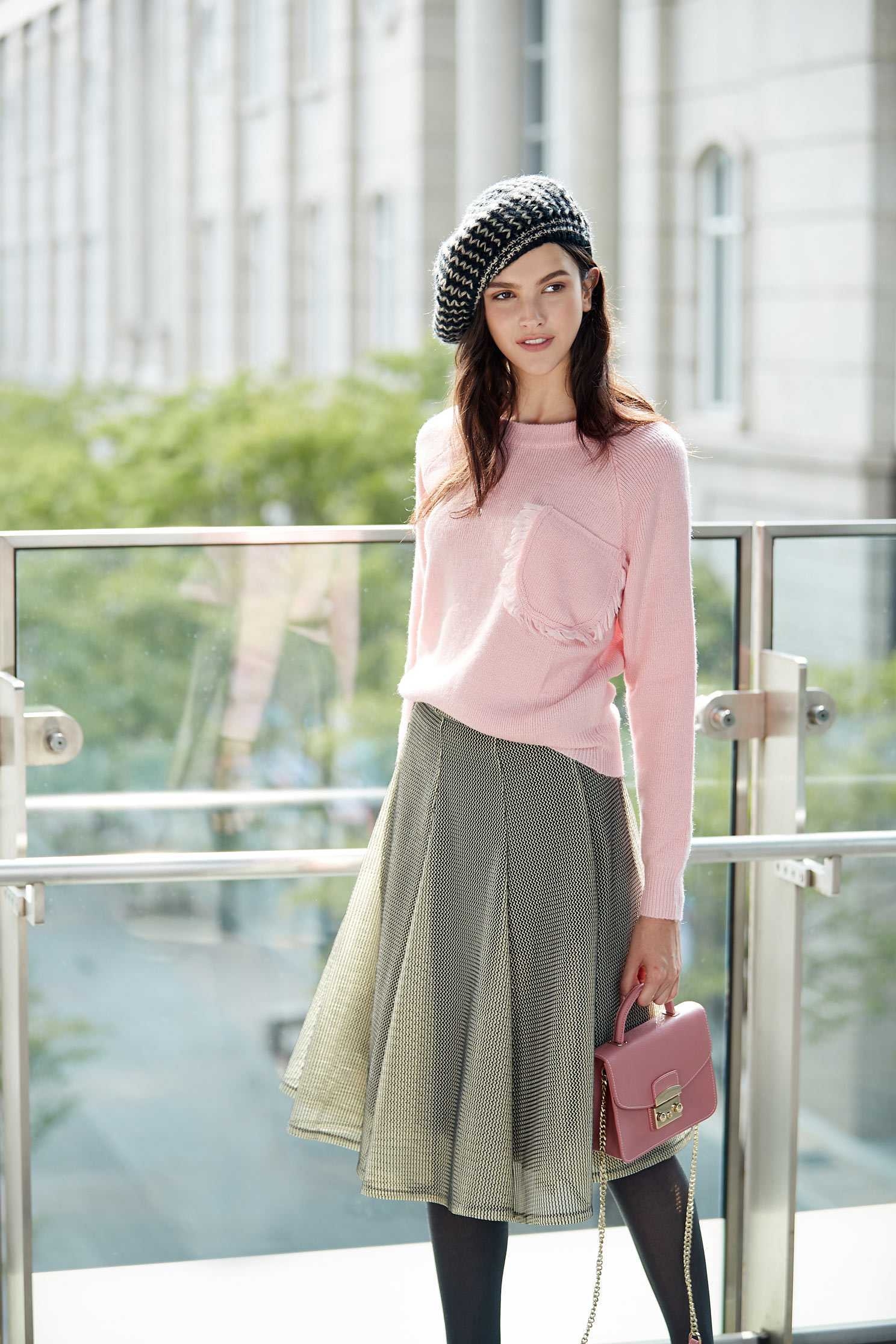 Elegant and classic long skirt,longskirt