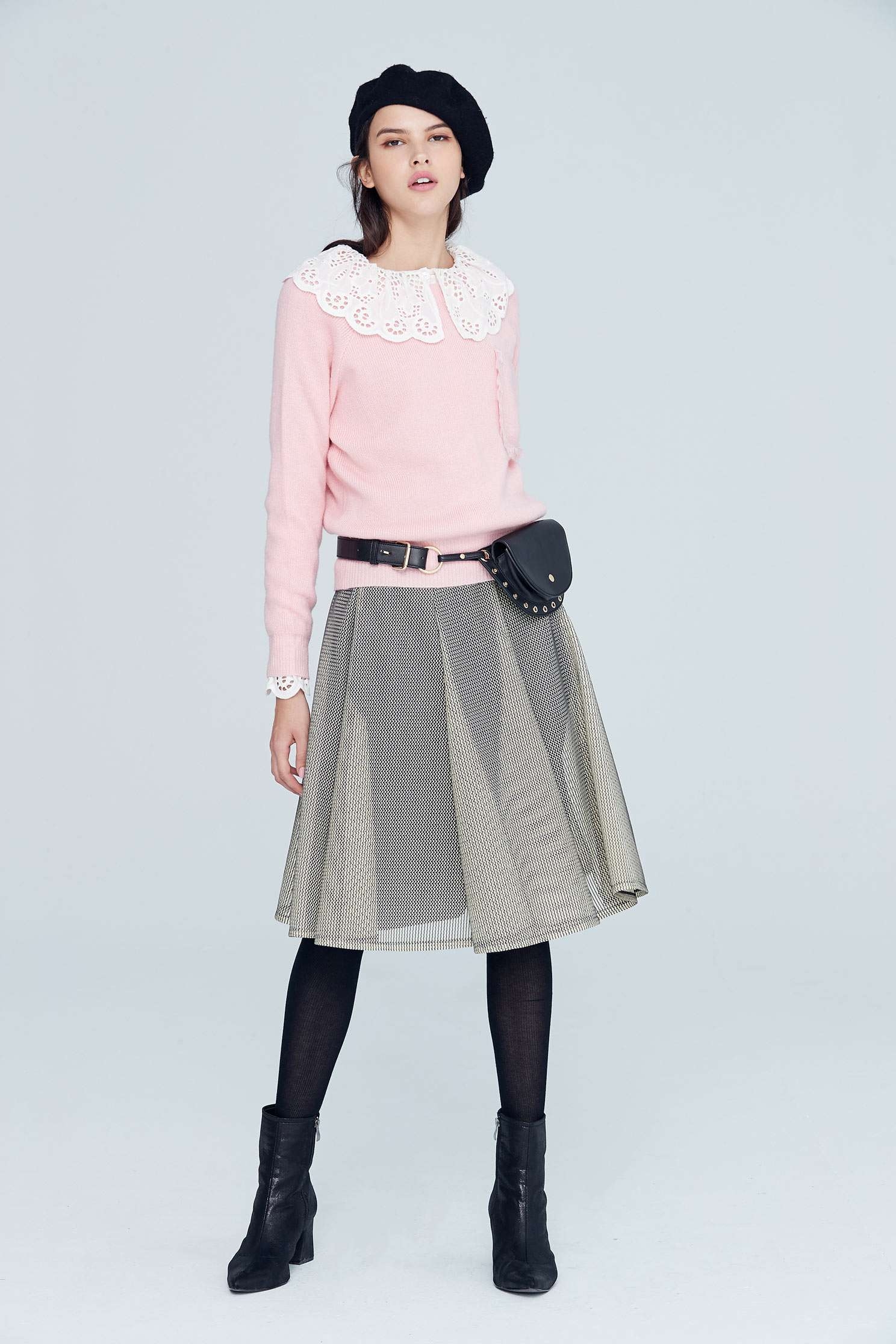 Elegant and classic long skirt,longskirt