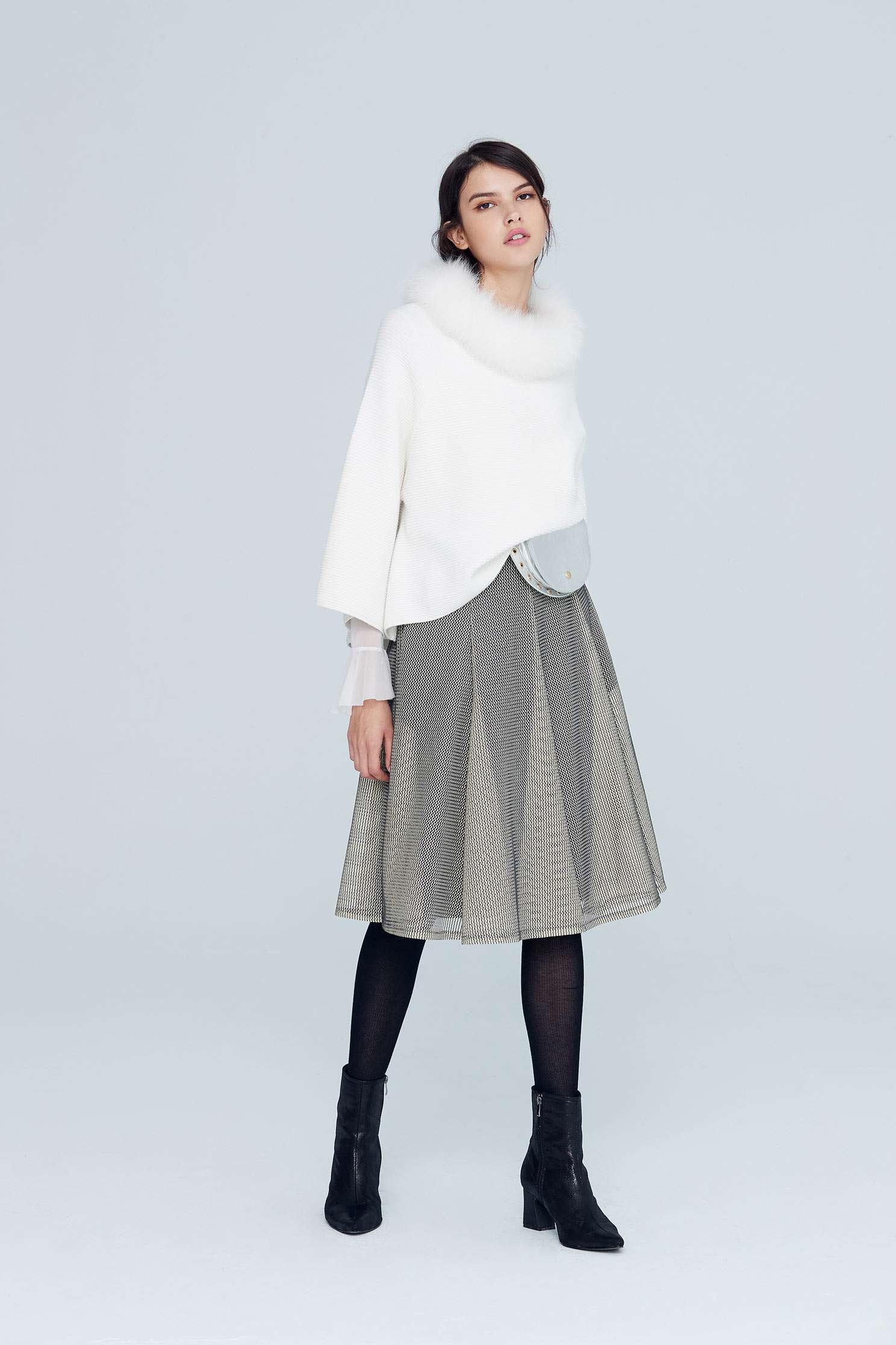 Elegant and classic long skirt,longskirt