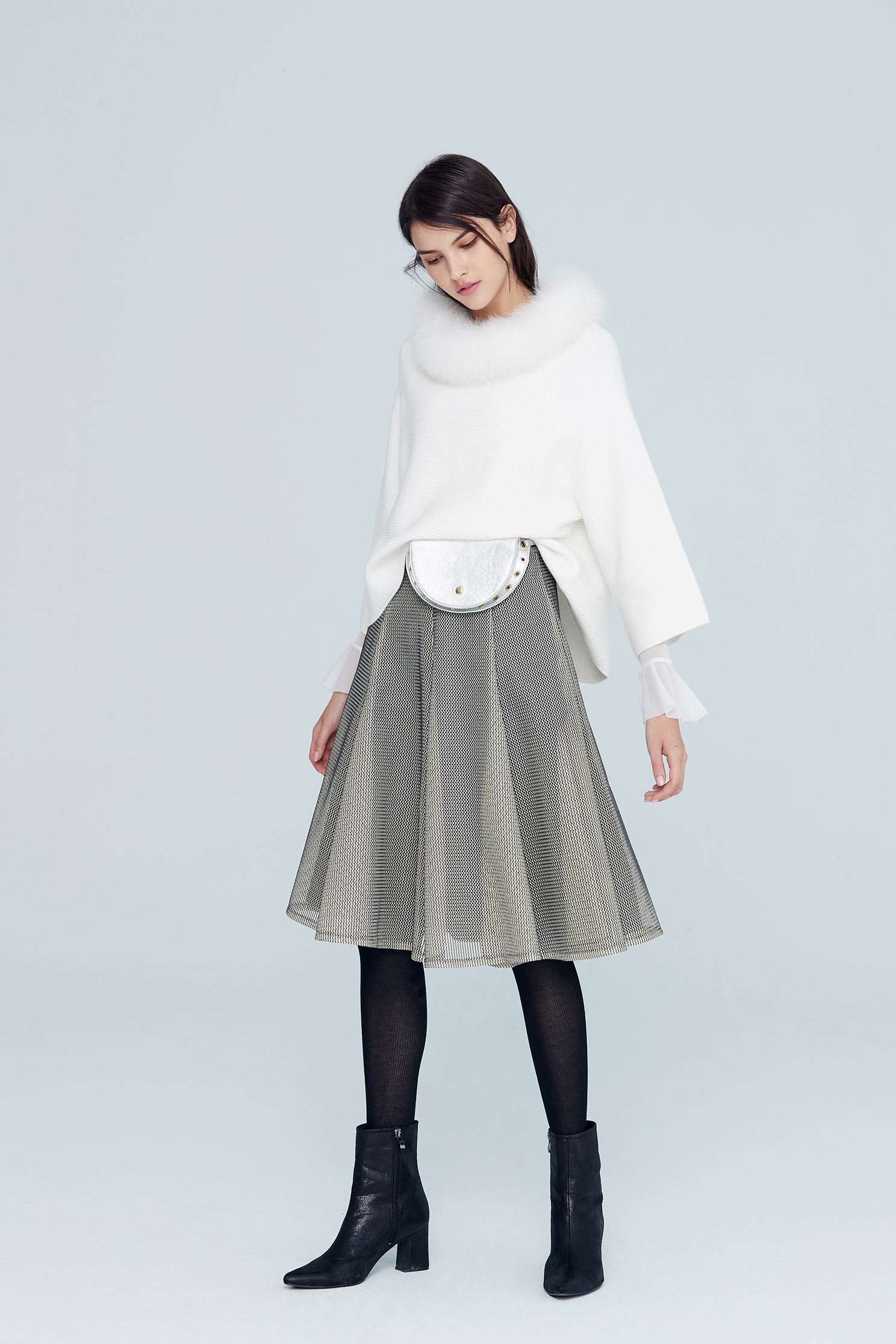 Elegant and classic long skirt,longskirt
