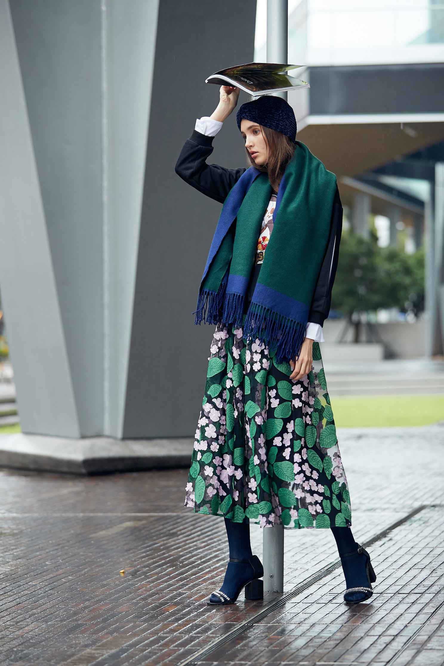 Multi-layer textured chiffon long skirt,a-lineskirt,tulleskirt,longskirt