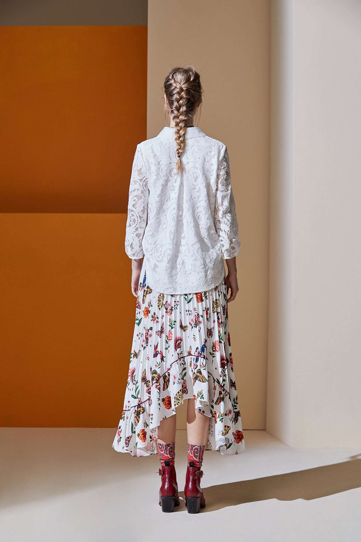 Irregular Pleated skirt,百折,Pleated Skirt,Maxi Pleated Skirt,Long Skirt,Air Signs
