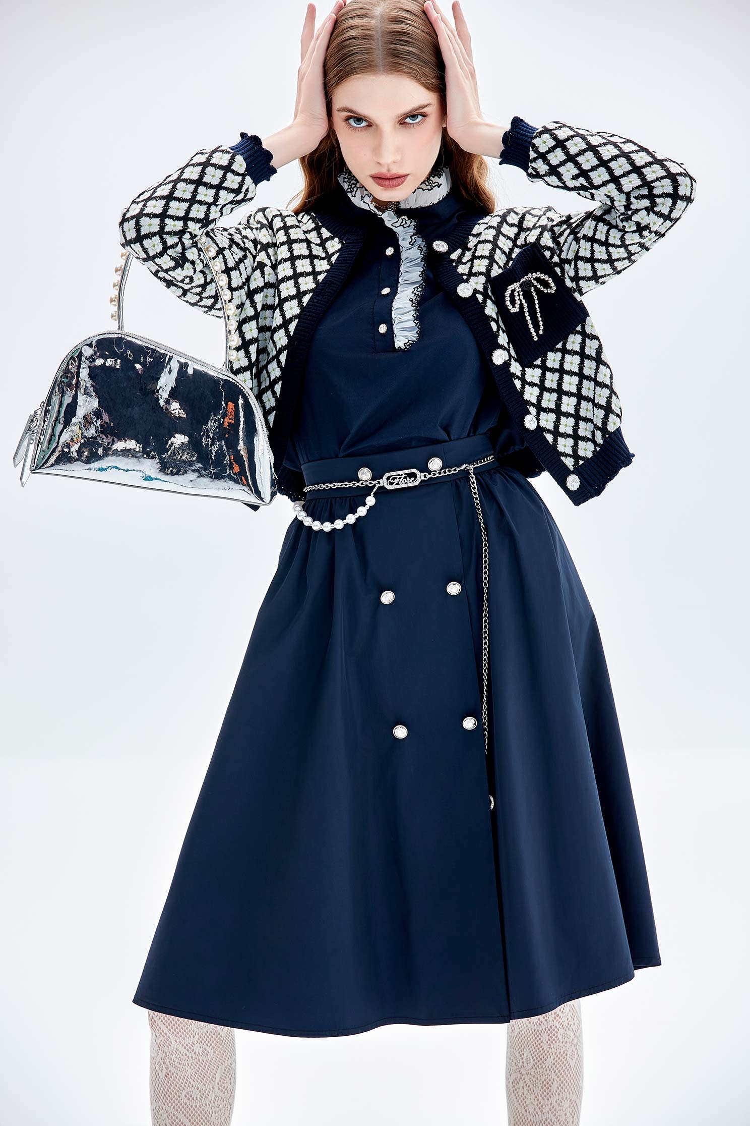 考究運動風中長裙考究運動風中長裙,秋冬穿搭,長裙