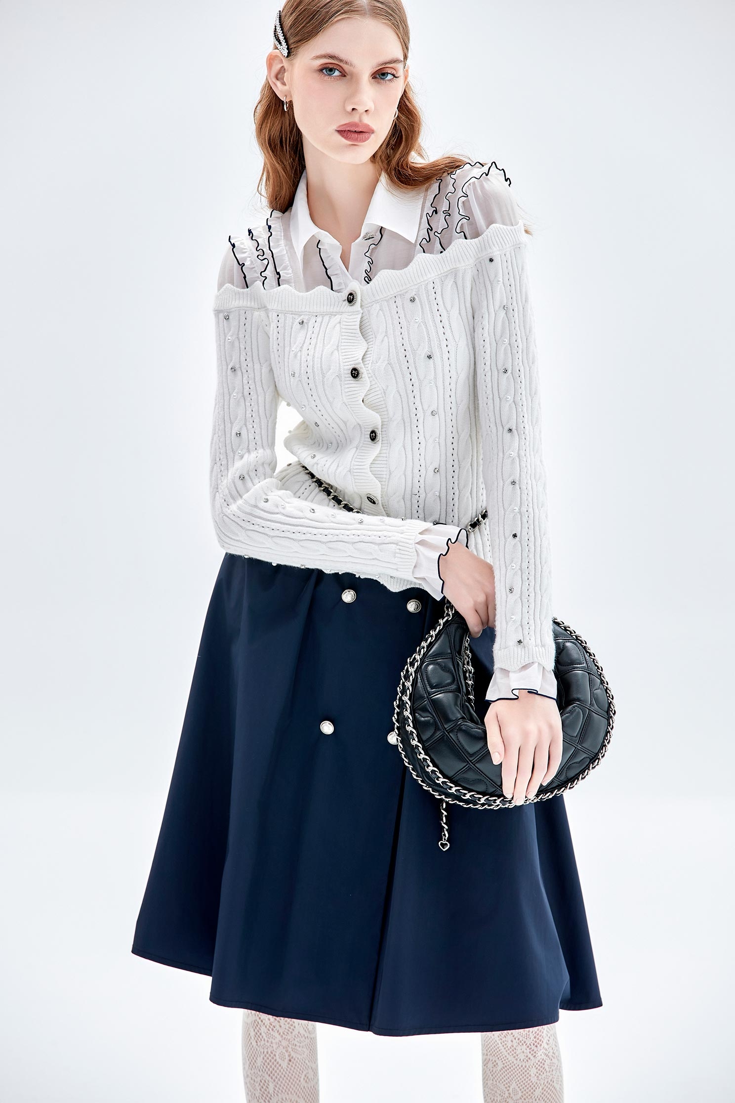 考究運動風中長裙考究運動風中長裙,秋冬穿搭,長裙